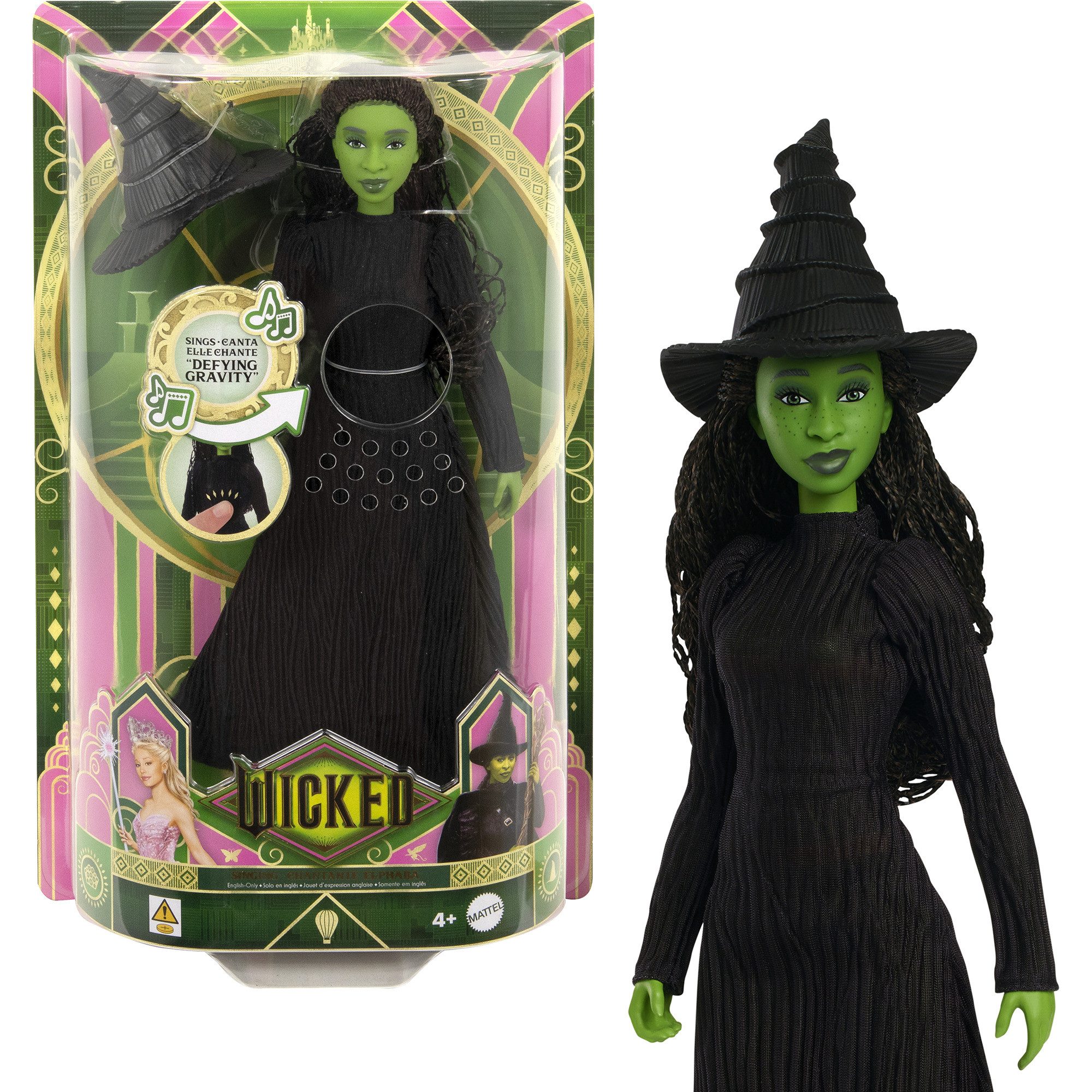 Wicked Babypuppe Mattel Wicked Singende Elphaba, Puppe günstig online kaufen