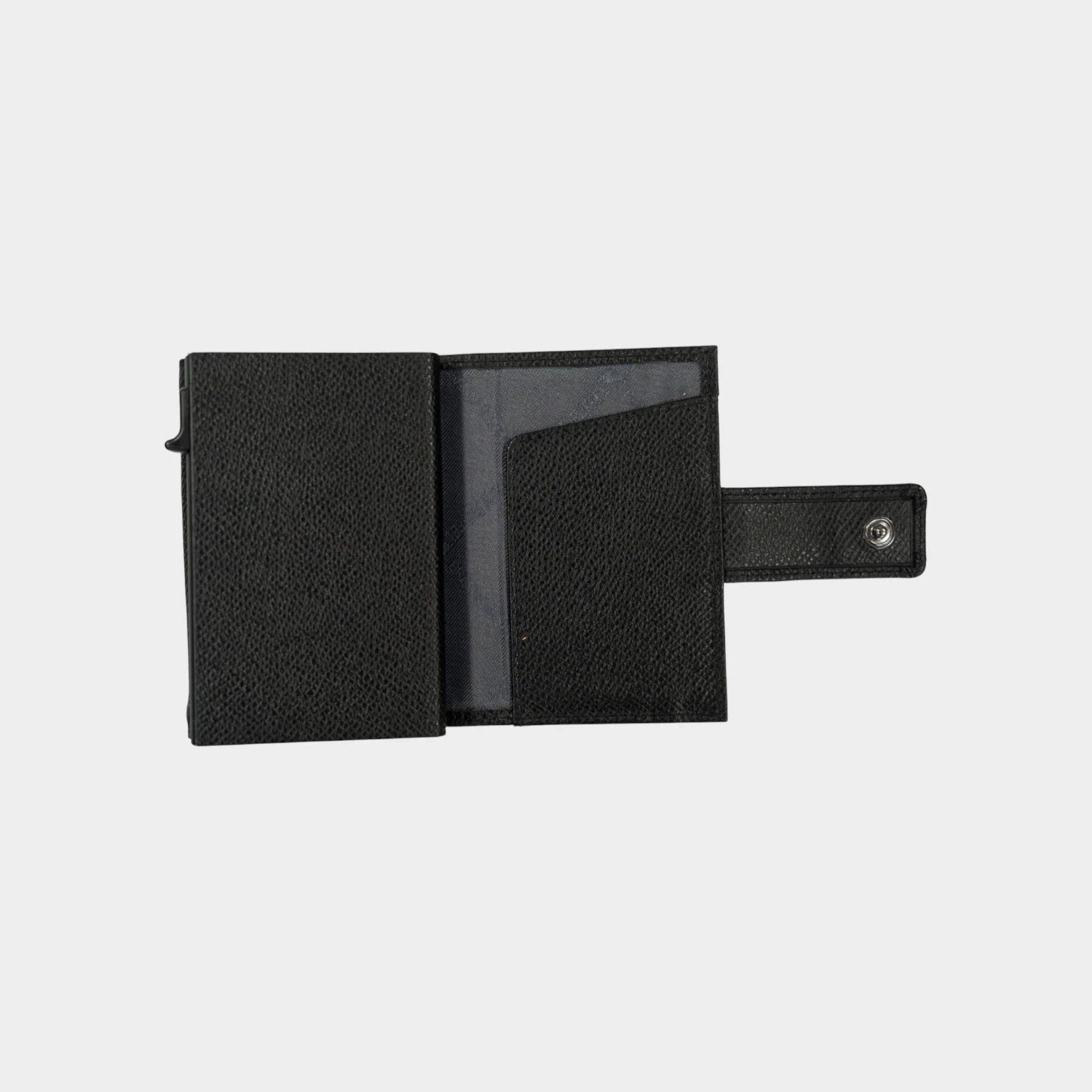 Braun Büffel Mini Geldbörse ROBIN RFID Slim Wallet mit Reißverschlussfach schwarz