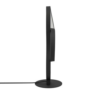 EGLO Tischleuchte GIANELLA, LED fest integriert, Warmweiß, Nachttischlampe, Deko Tischleuchte aus Metall in Schwarz, Tisch-Lampe