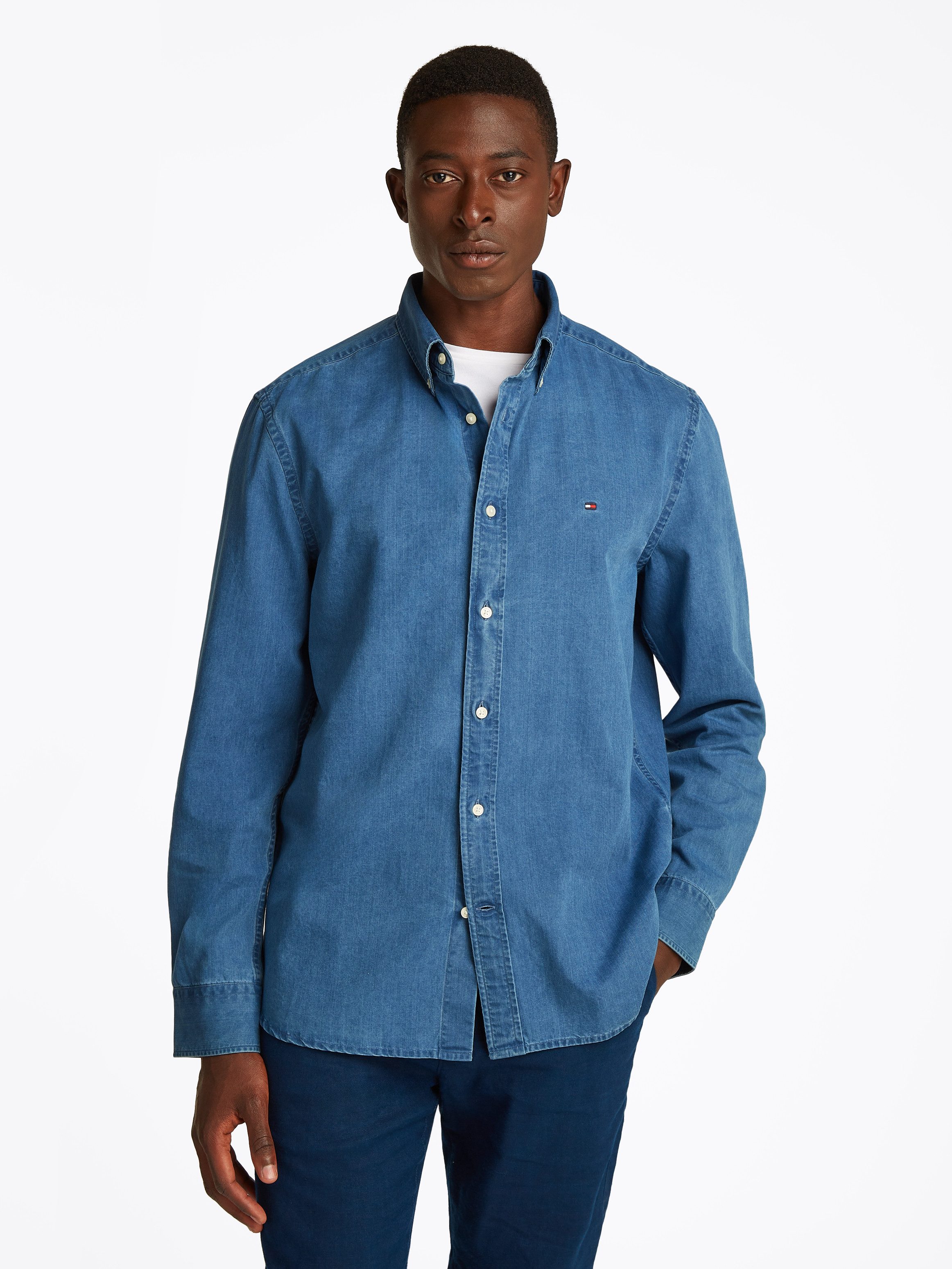 Tommy Hilfiger Jeanshemd CHAMBRAY RF SHIRT günstig online kaufen
