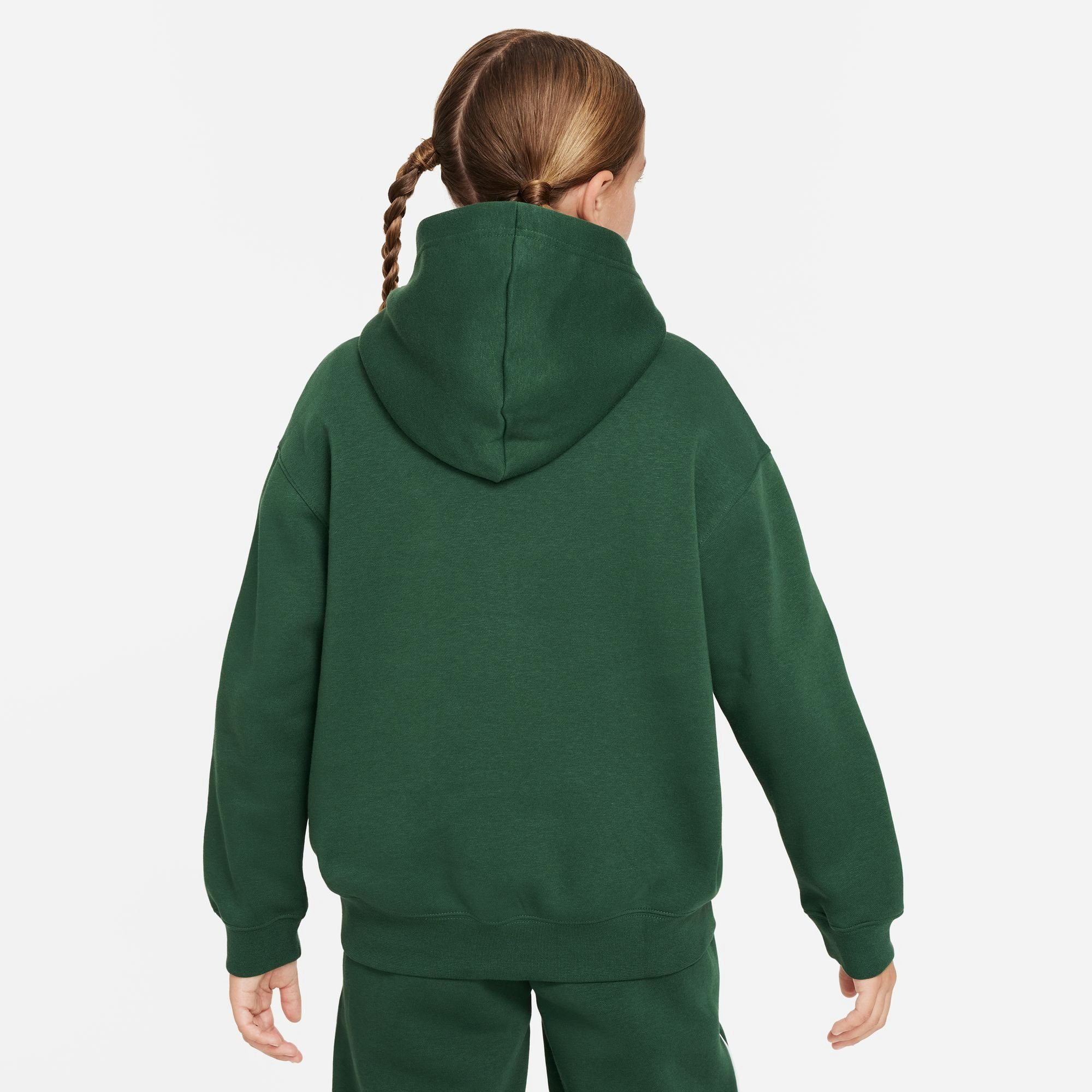 SW Sportswear - Kapuzensweatshirt Nike OS HOODIE FIR/FIR/WHITE PO NSW Kinder für