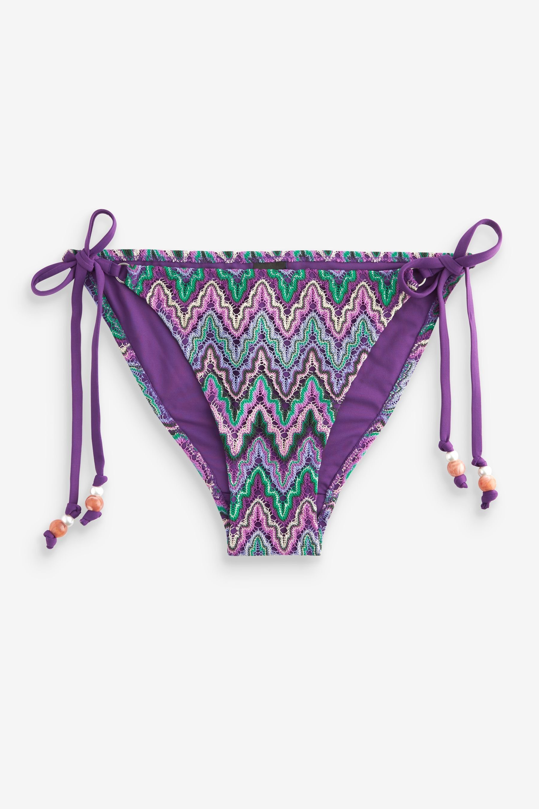 Bikini-Hose Bikinihose mit seitlichem Bindedetail