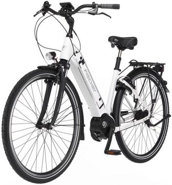 FISCHER Fahrrad E-Bike CITA 3.1i, 7 Gang Shimano Nexus Schaltwerk, Nabenschaltung, Mittelmotor, 418 Wh Akku