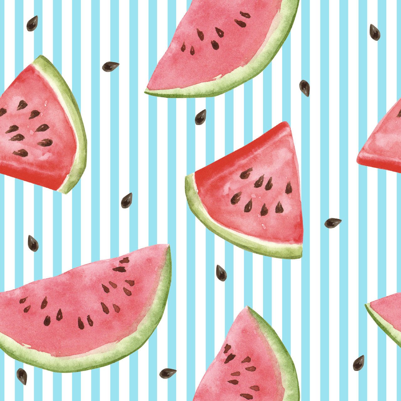 Duni Stoffserviette Duni Servietten melon lines 33 x 33 cm - 20er Pack