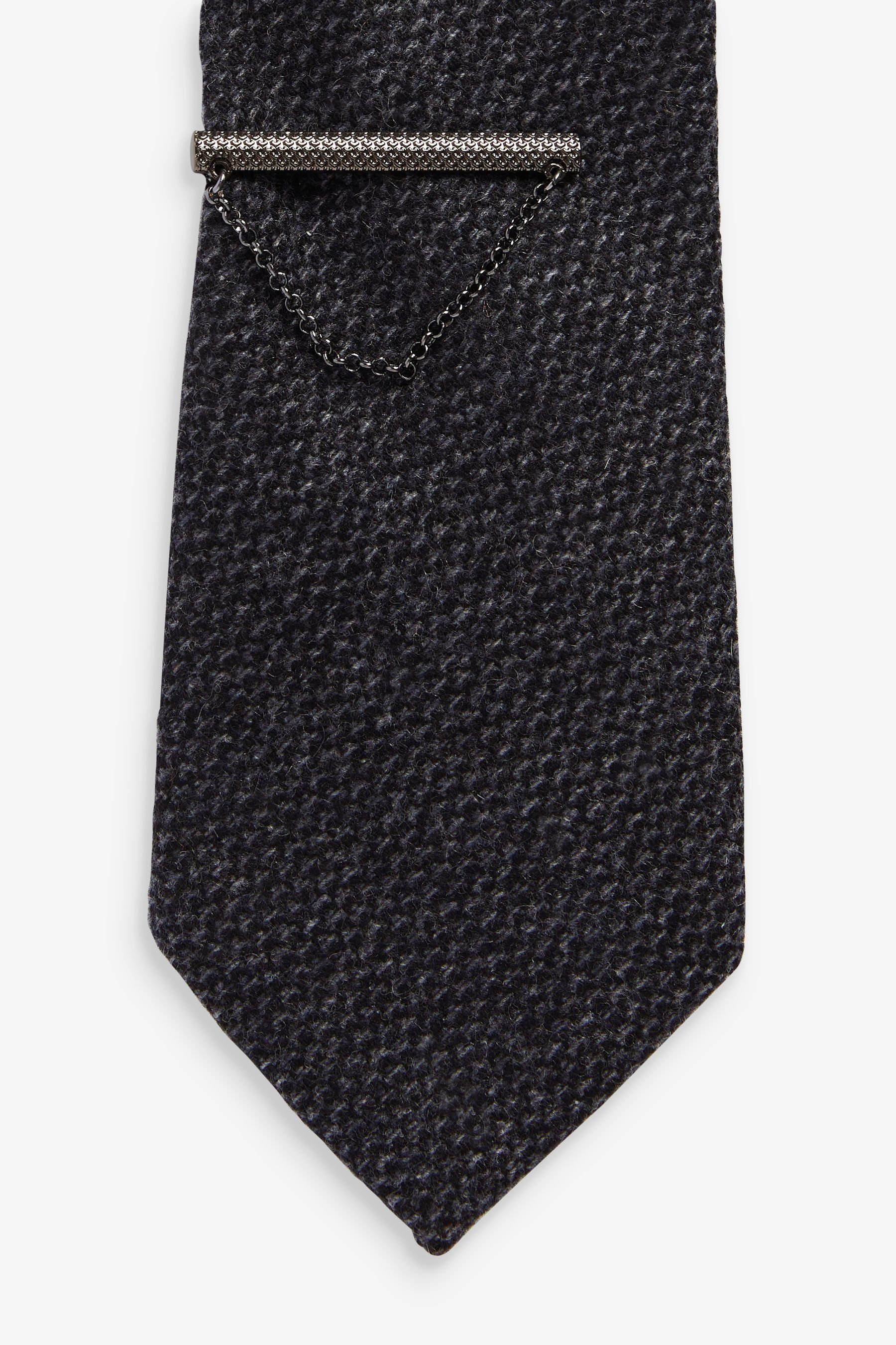Unifarbene Next Krawatte Krawatte Heritage (2-St) Grey
