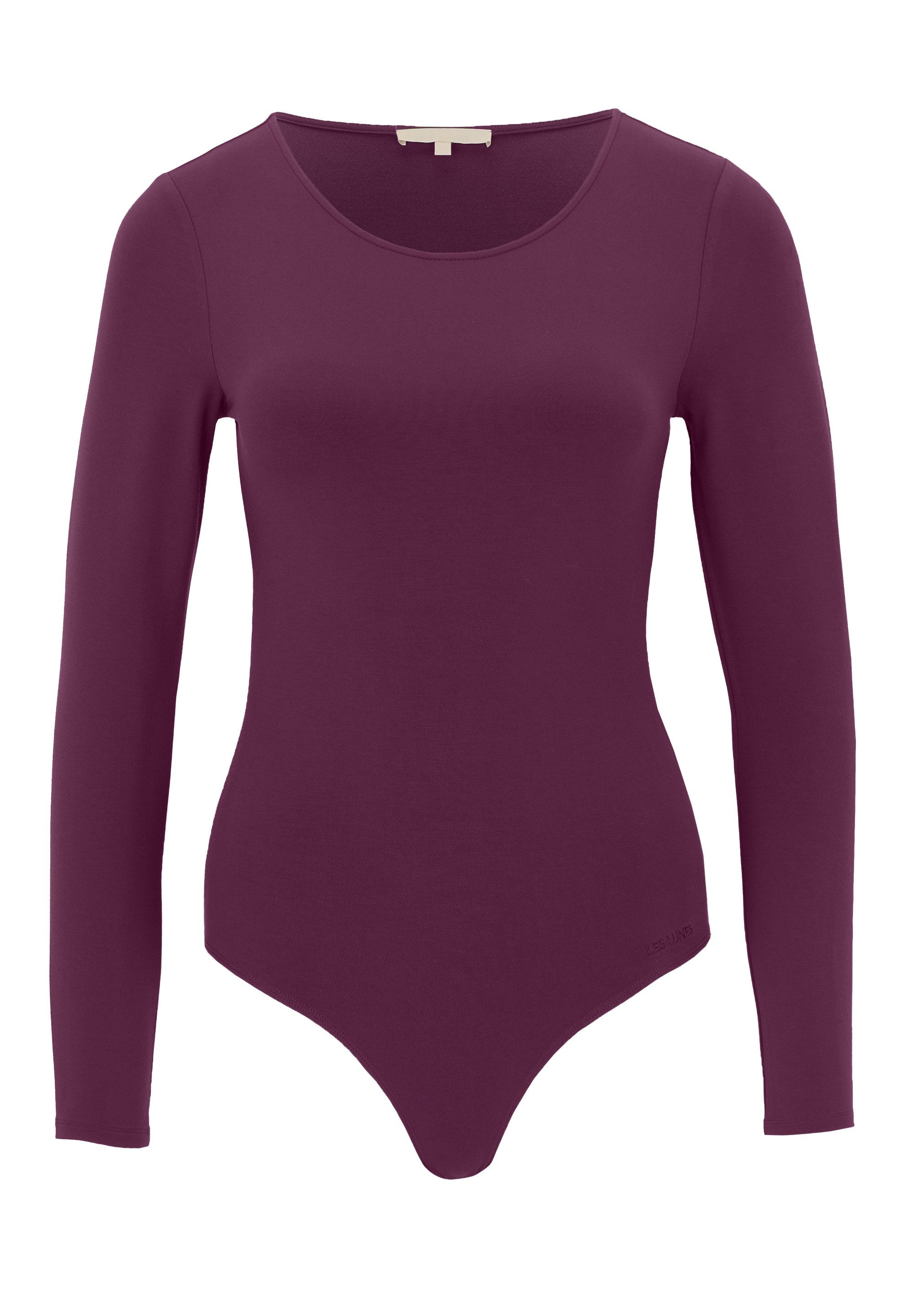 Les Lunes Langarmbody ALENA Warm Longsleeve Thermo Bodysuit Thermoeffekt, gebrushte Innenseite, atmungsaktiv