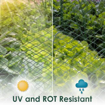 Randaco Laubschutznetz Laubnetz 2x5M Teichnetz Abdecknetz Vogel Reihernetz Silonetz, robuste sehr stark viele Größen robust Bodenschutzvlies