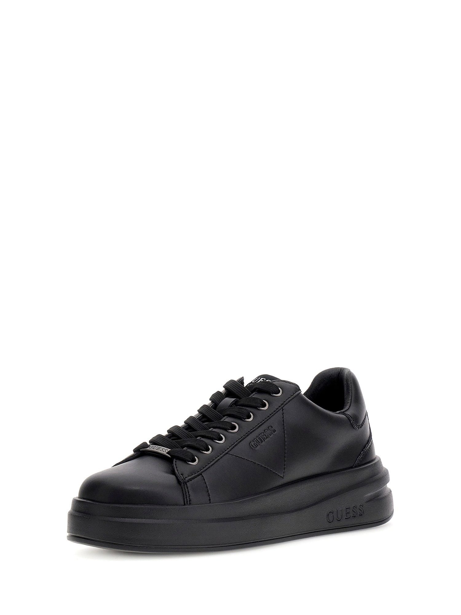 Guess ELBINA Sneaker Freizeitschuh, Halbschuh, Schnürschuh aus Leder