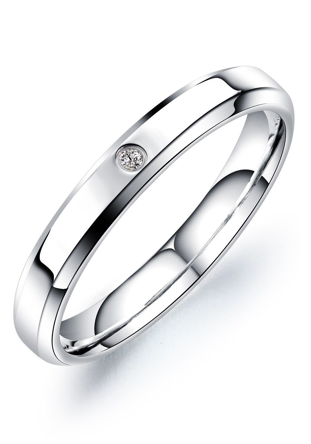 Firetti Partnerring Schmuck Geschenk "LIEBE" Shine, mit Zirkonia (synth)