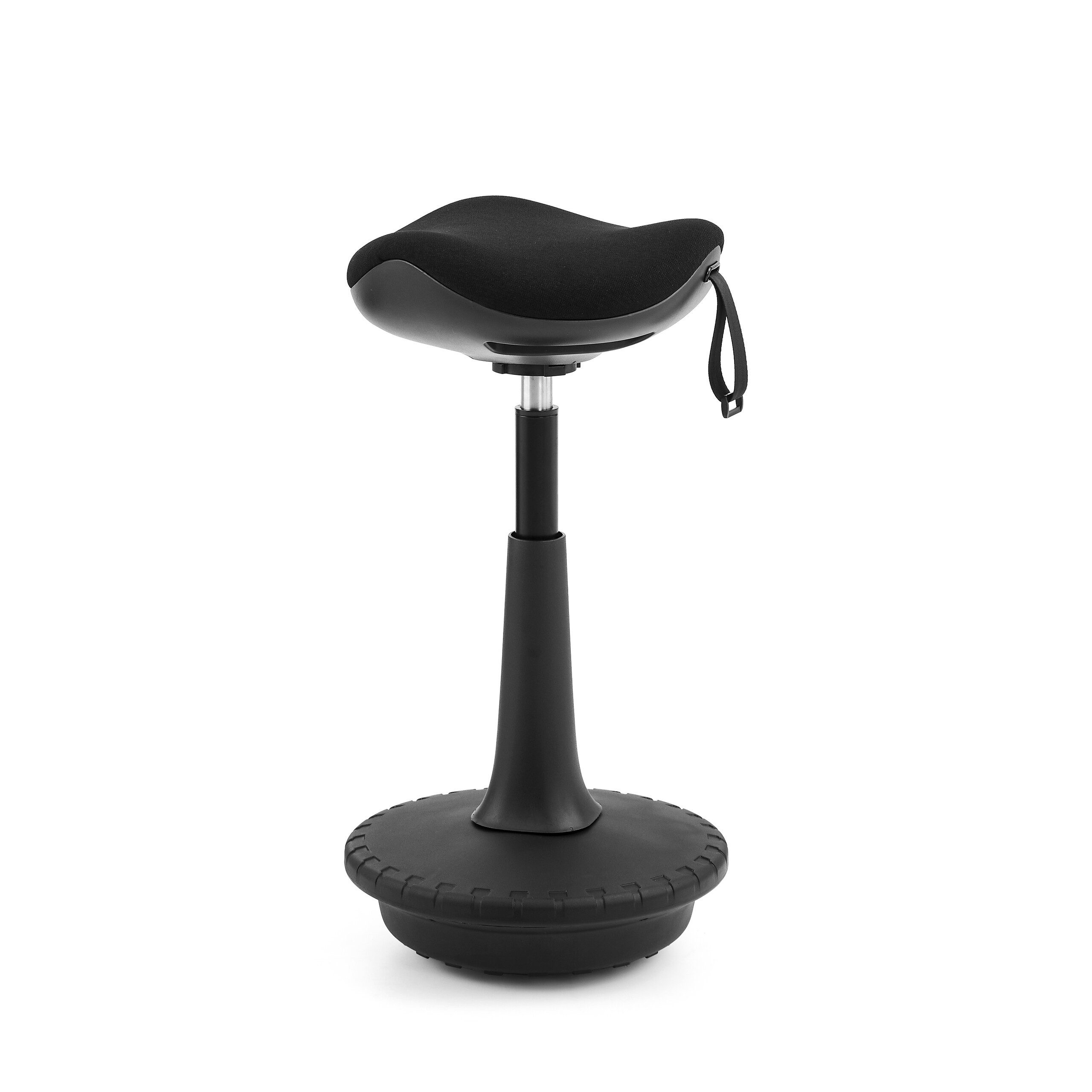 hjh OFFICE Stehhilfe Stehhilfe Balance Sit Ergo Stoff ohne Armlehnen, Hocker