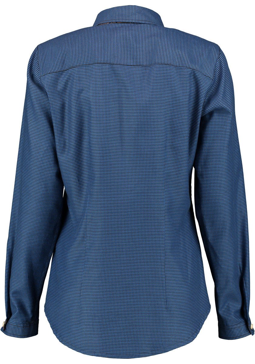 OS Trachten Trachtenbluse Olepi Langarmbluse mit Button-Side-Kragen günstig online kaufen