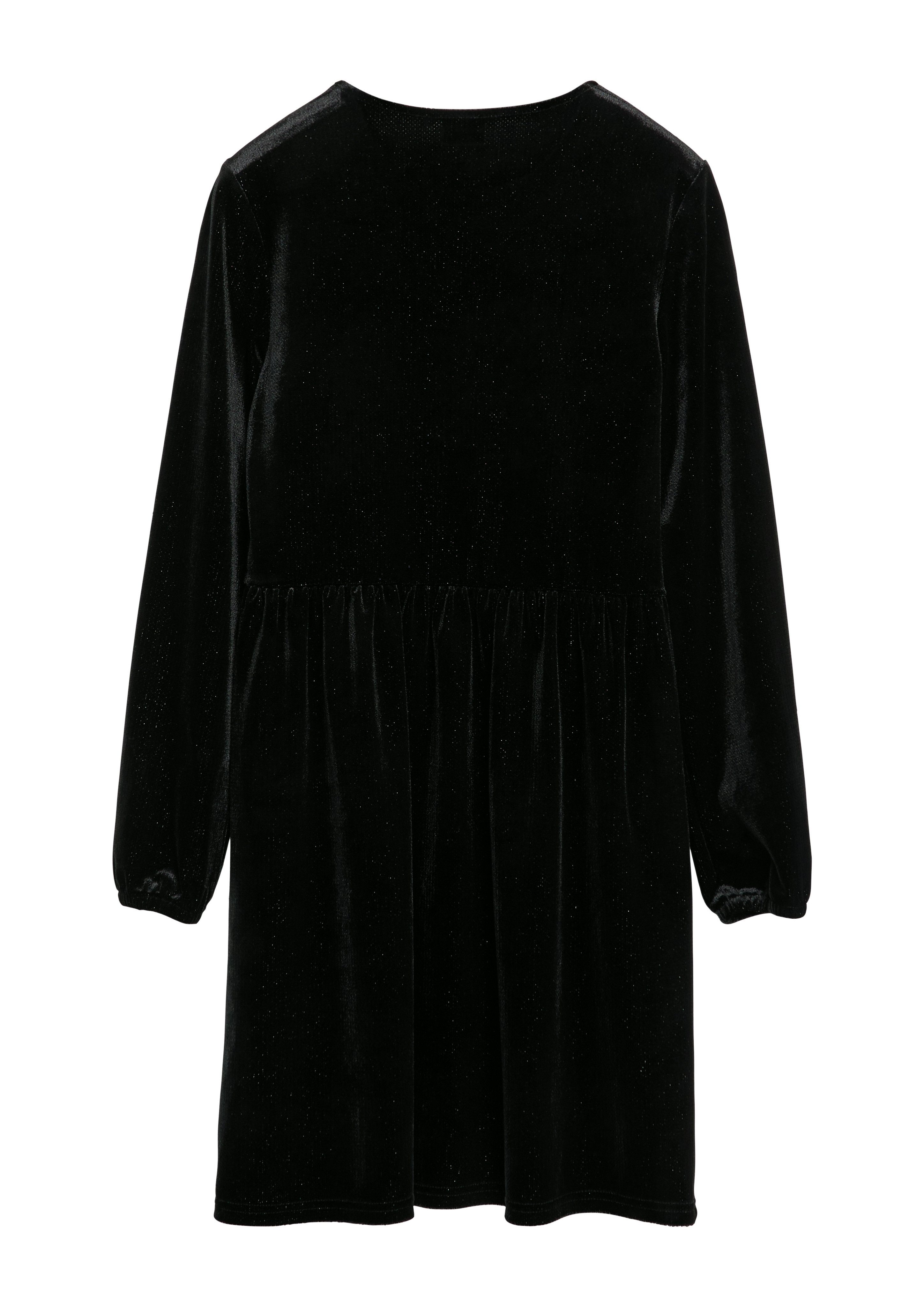 s.Oliver Junior Samtkleid mit tailliertem Schnitt günstig online kaufen