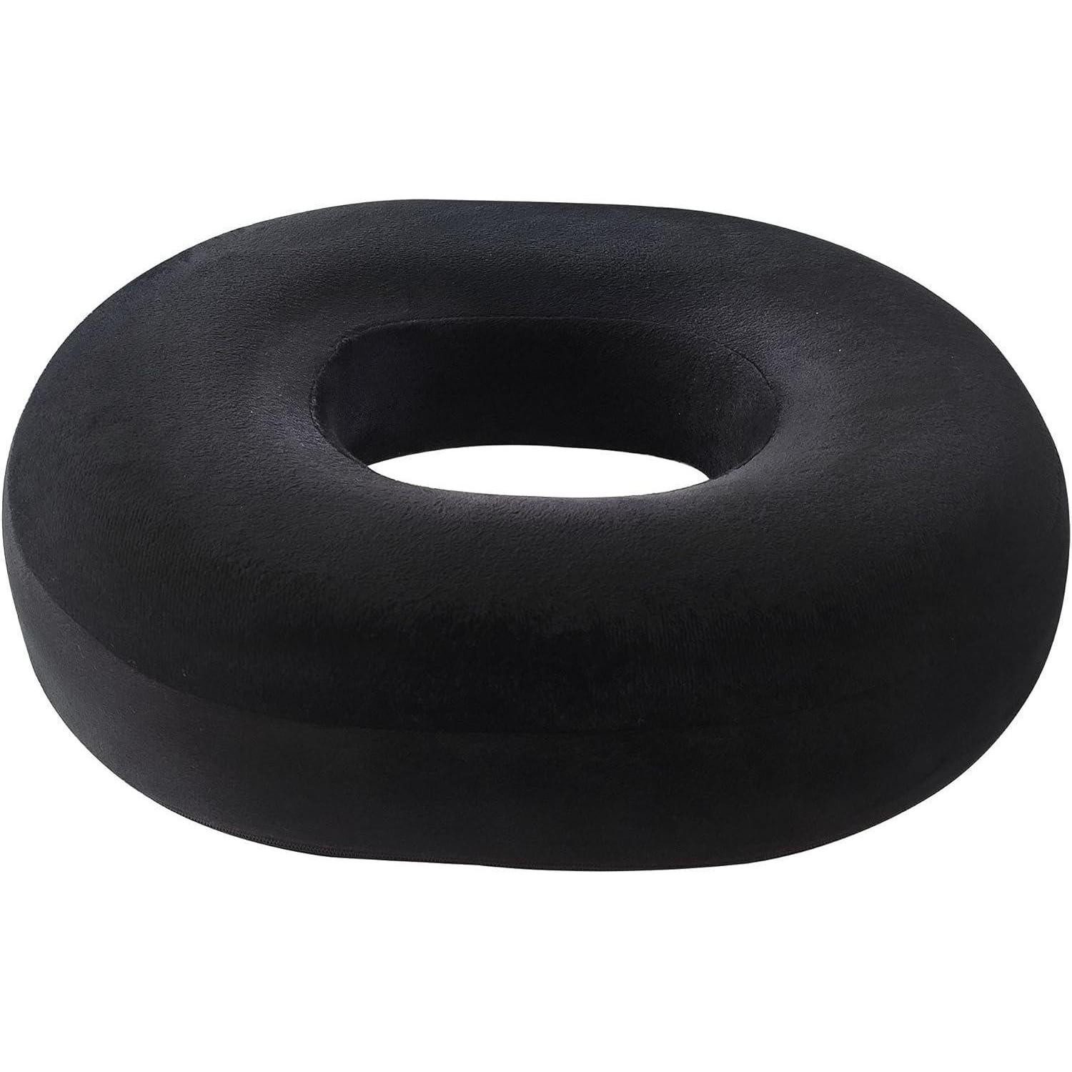 LuxusKollektion Stuhlkissen Подушки Donut Hämorrhoiden Steißbeinkissen Comfort Schwarz