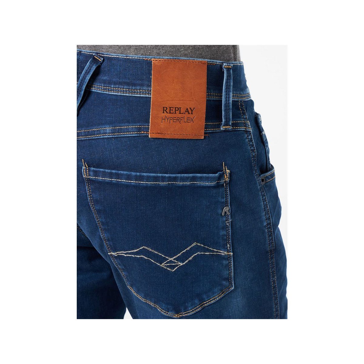 5-Pocket-Jeans (1-tlg) Replay uni