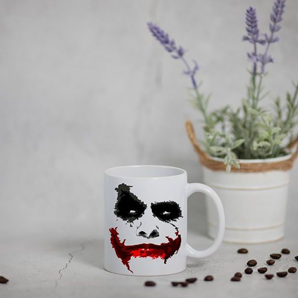 Youth Designz Tasse Joker Kaffeetasse Geschenk mit trendigem Logo Print, Keramik
