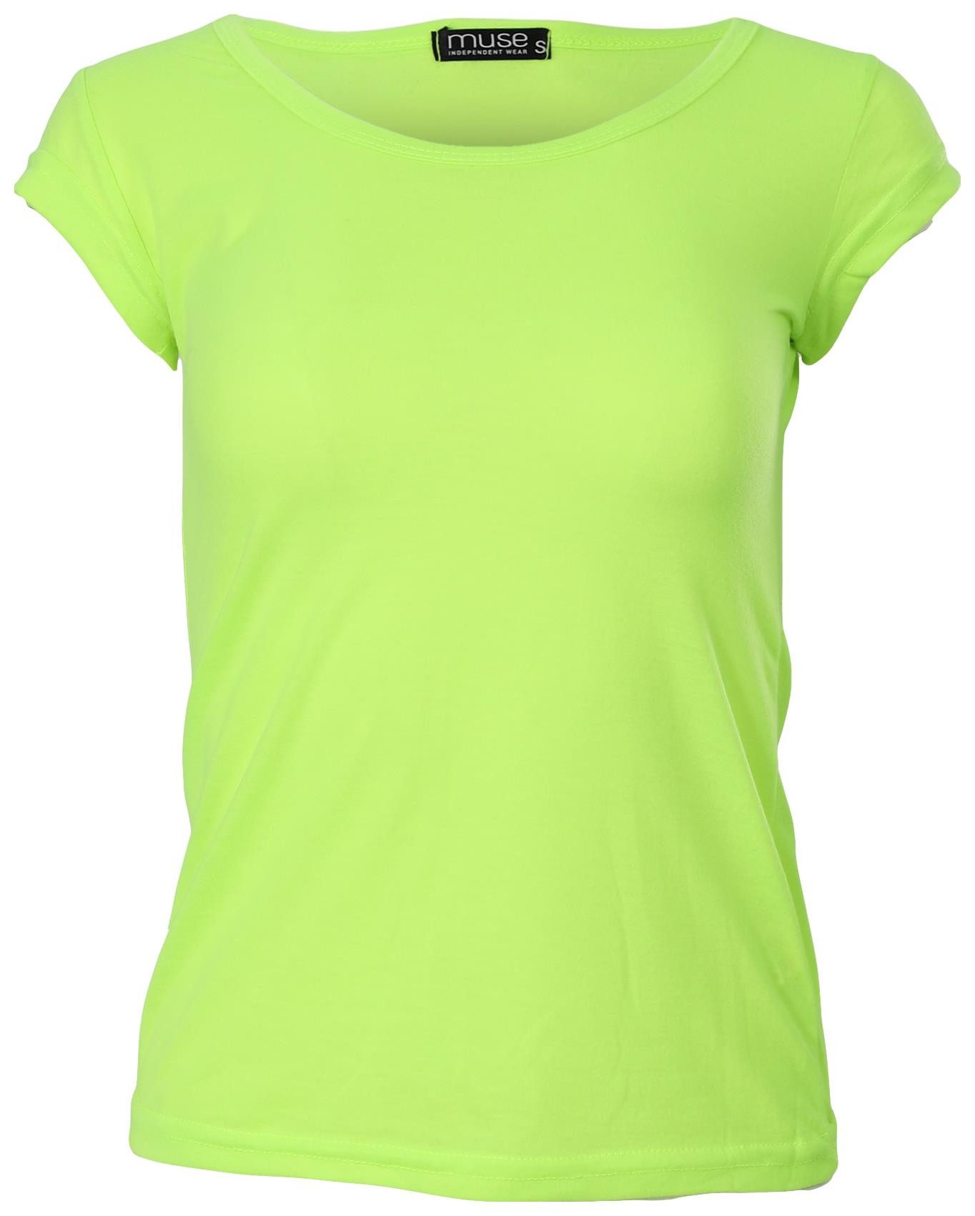 Muse T-Shirt Basic Kurzarm T-Shirt Skinny günstig online kaufen
