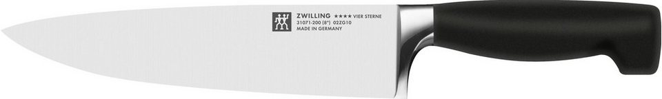 Zwilling Messerblock ****Vier Sterne (7tlg), selbstschärfend, Mit  Keramik-Schleifsteinen in den Einsteckfächern für langanhaltende Schärfe