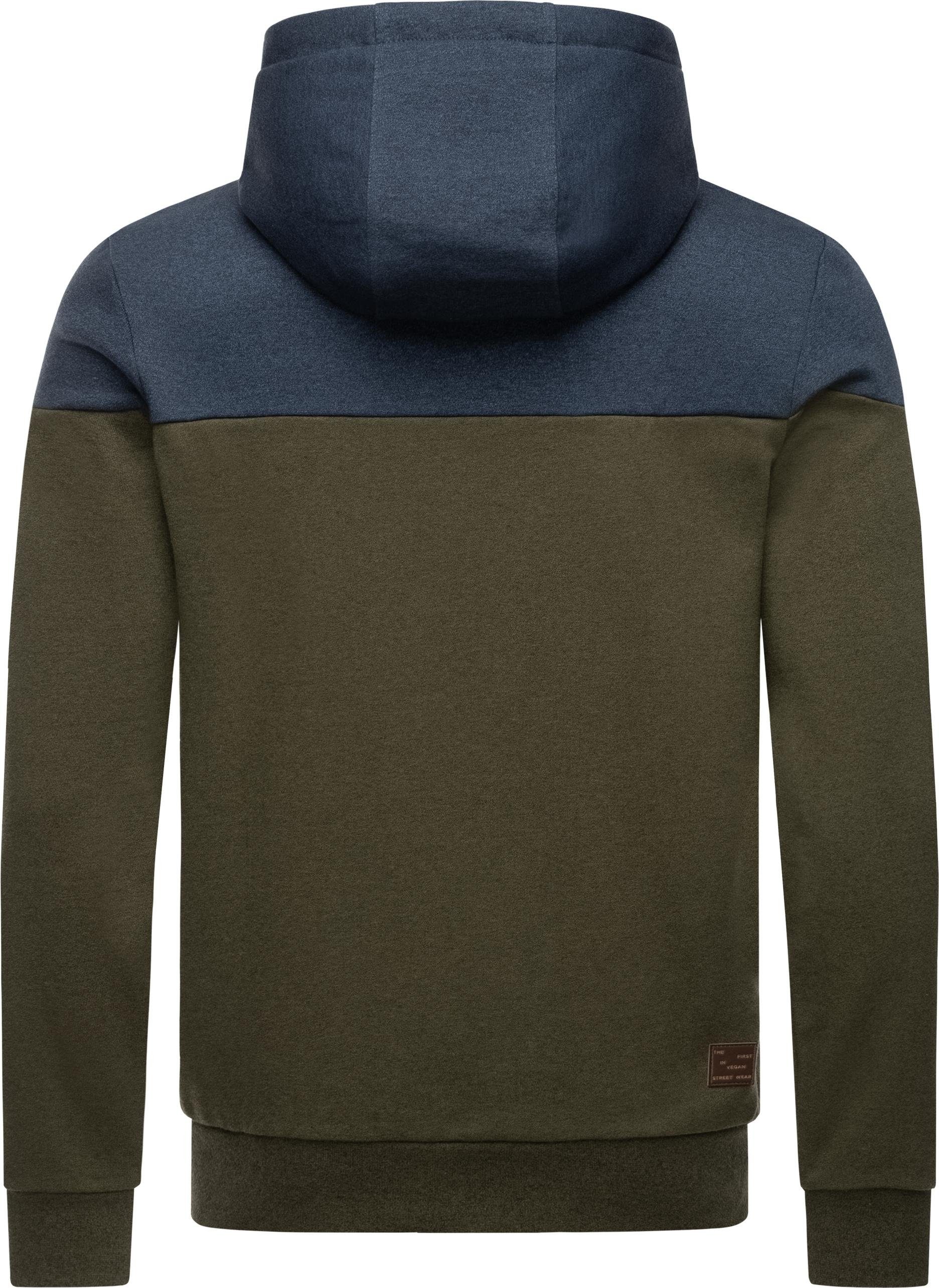 Ragwear in Tomie Sweatjacke Herren Basic 2 olivgrün Kapuzensweatjacke Farben