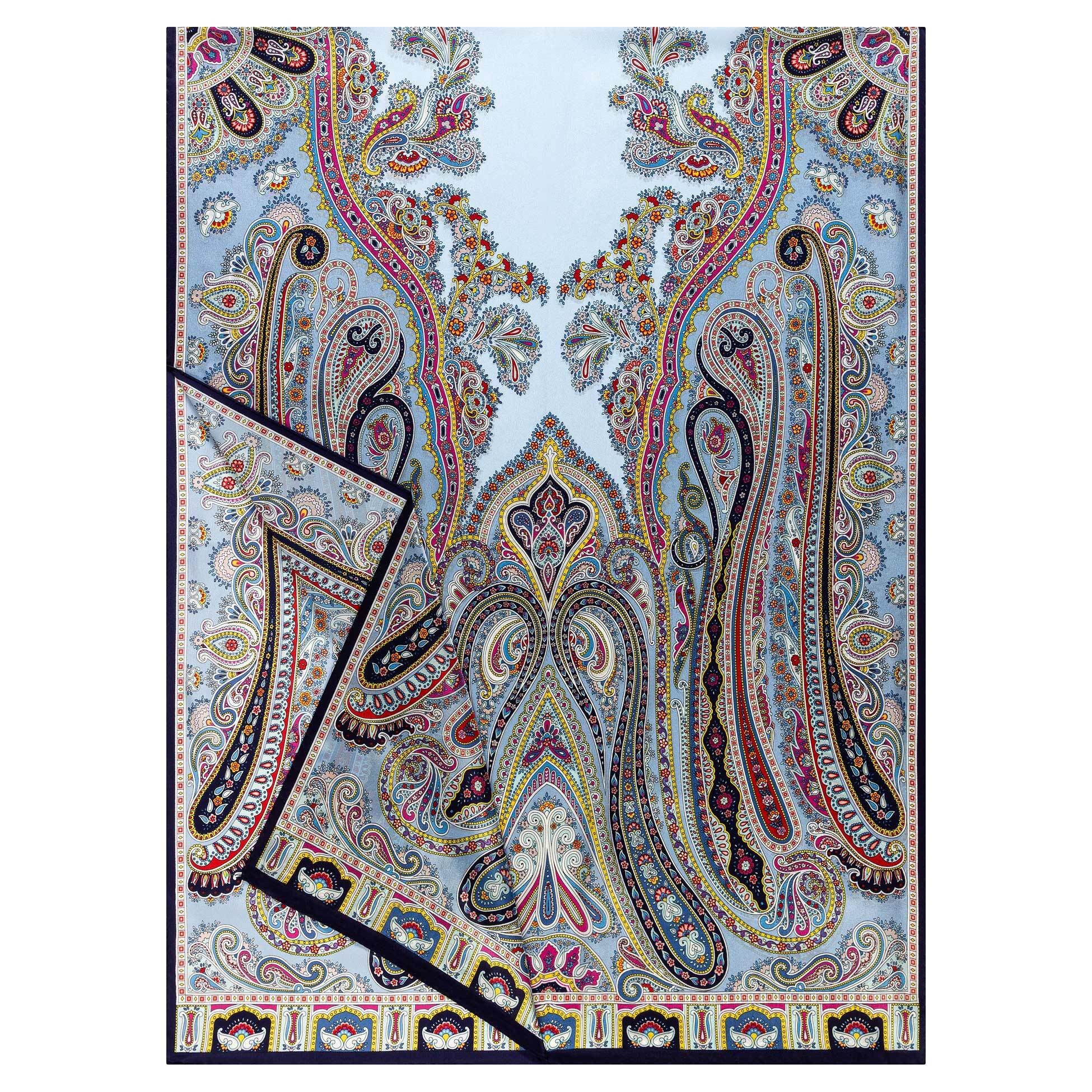 Roeckl Halstuch PAISLEY REVERIE, Chiffon Seidentuch mit Paisley Muster