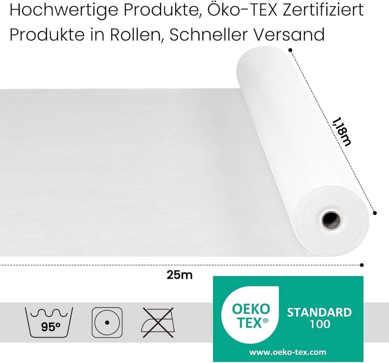 Woltu Tischdecke (1-tlg), Einweg Vlies Tischdecke, wasserdicht Zuschneider