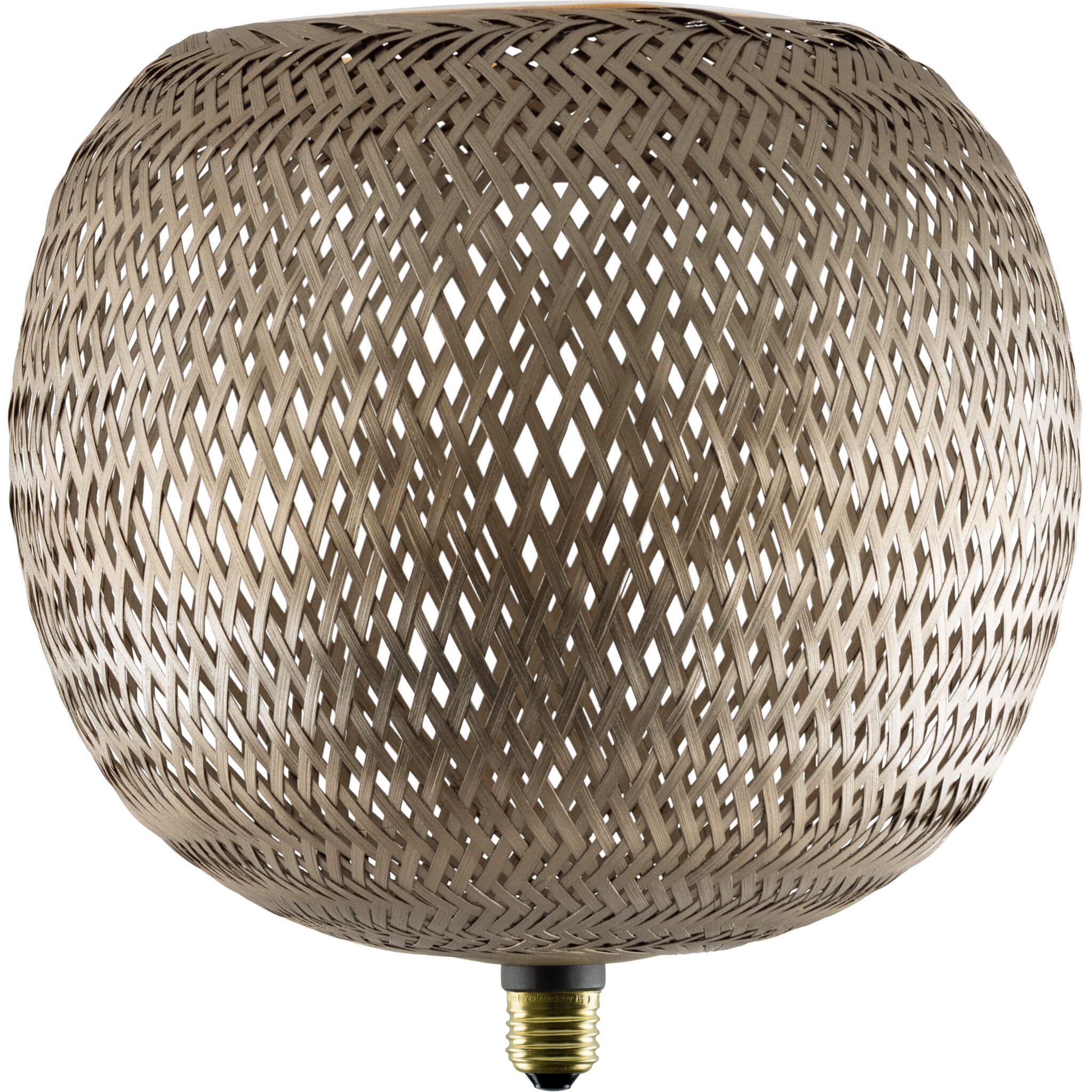 SEGULA LED-Filament LED Floating Bamboo, E27, 1 St., Extra-Warmweiß, LED Floating Bamboo Globe 300 bronze  E27, 5W, 2200K, 350lm