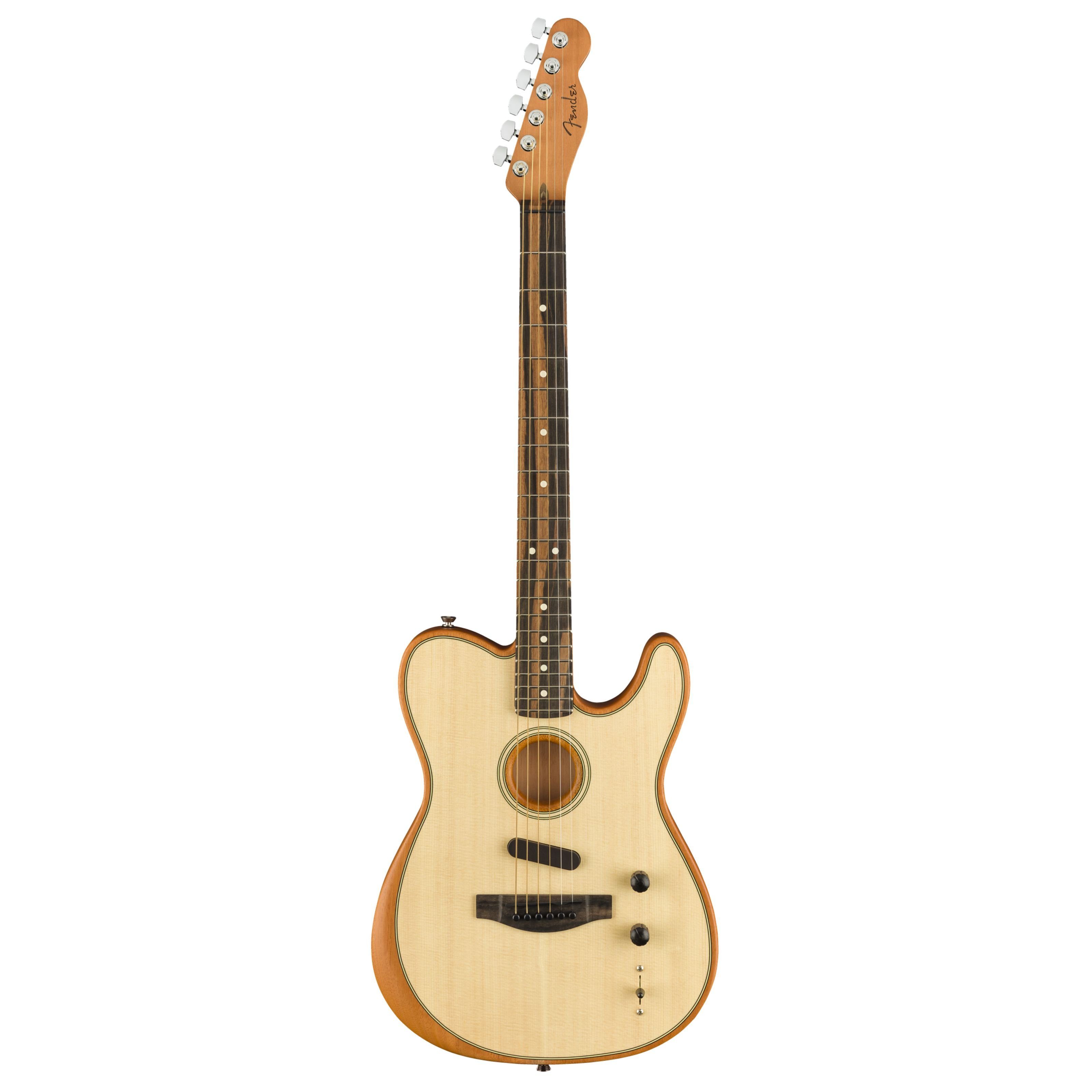 Fender Westerngitarre, American Acoustasonic Telecaster Natural - Westerngitarre