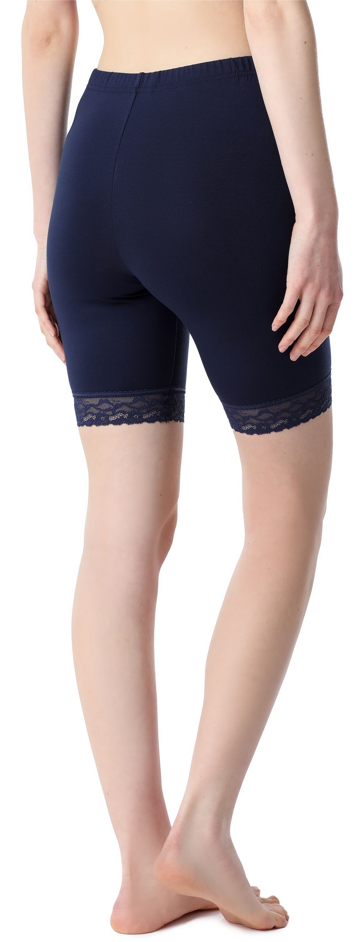 Bellivalini Leggings Damen Kurze Hose BLV50-217 (1-tlg) mit Spitze günstig online kaufen
