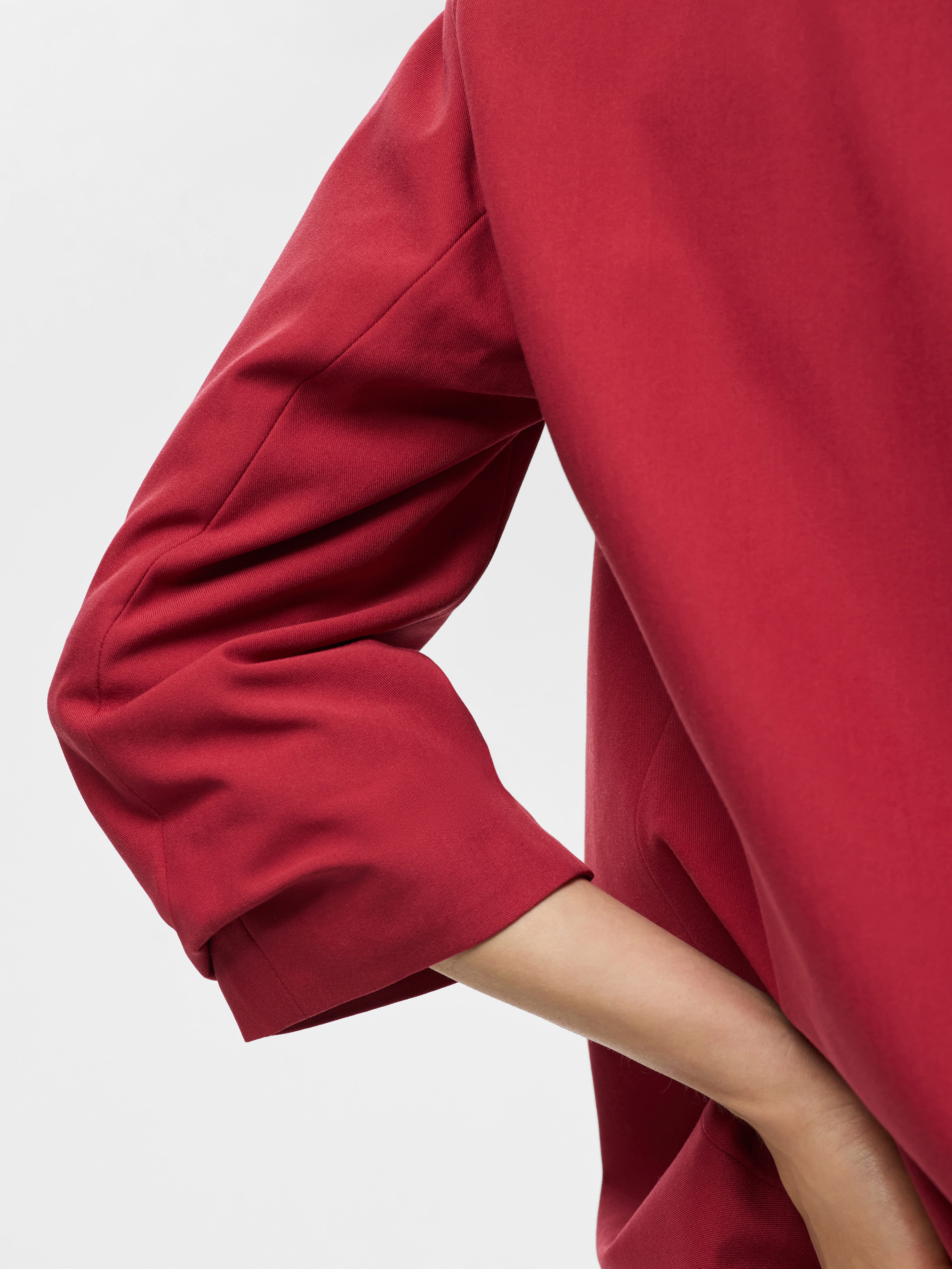 pieces Blusenblazer PCBOSELLA 3/4 BLAZER NOOS Materialmix, regular fit