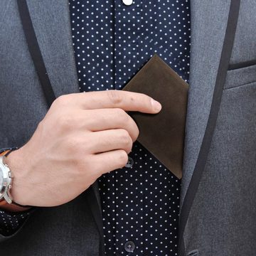 TAN.TOMI Brieftasche Leder Geldbörse Herren mit RFID Schutz, Portemonnaie Groß mit Münzfach