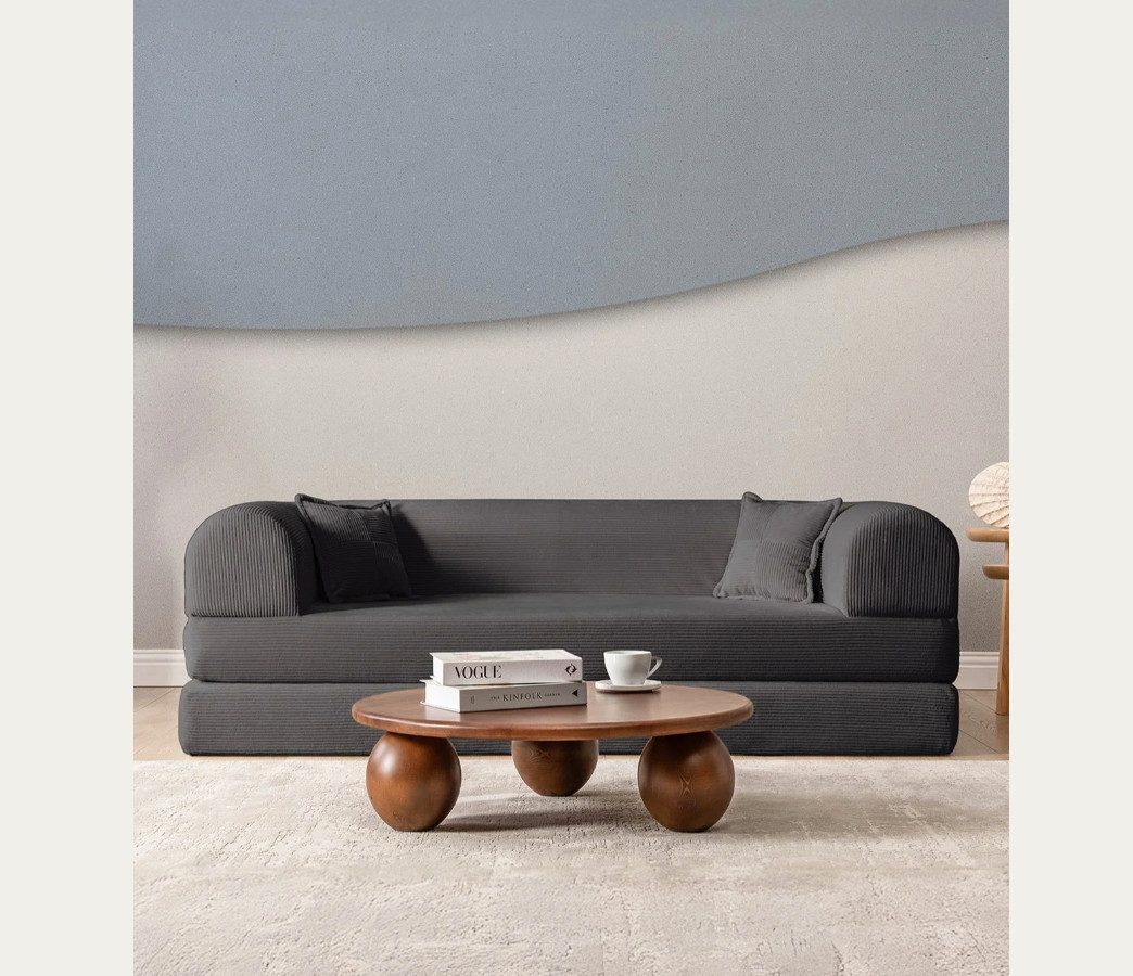 Wuuh Sofa Teddy Eco Sofa, Schlafsofa, Sofa