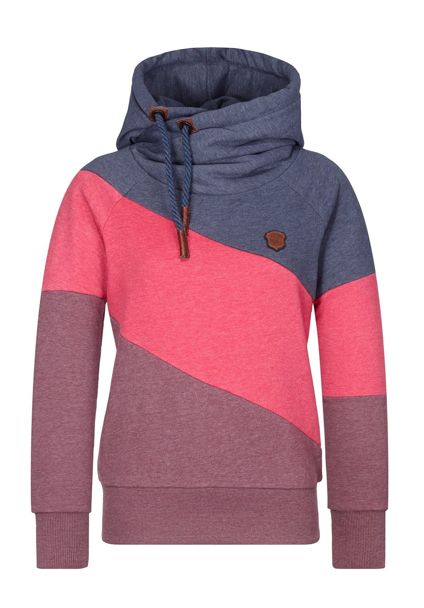 naketano Hoodie Kapuzenpullover Damen Baumwolle, weich, Kapuze, Kängurutasche (Spar-Set, El Chapo knows) Hoodie, weiche Sweatware, Rippbündchen, Streetwear, Loungewear