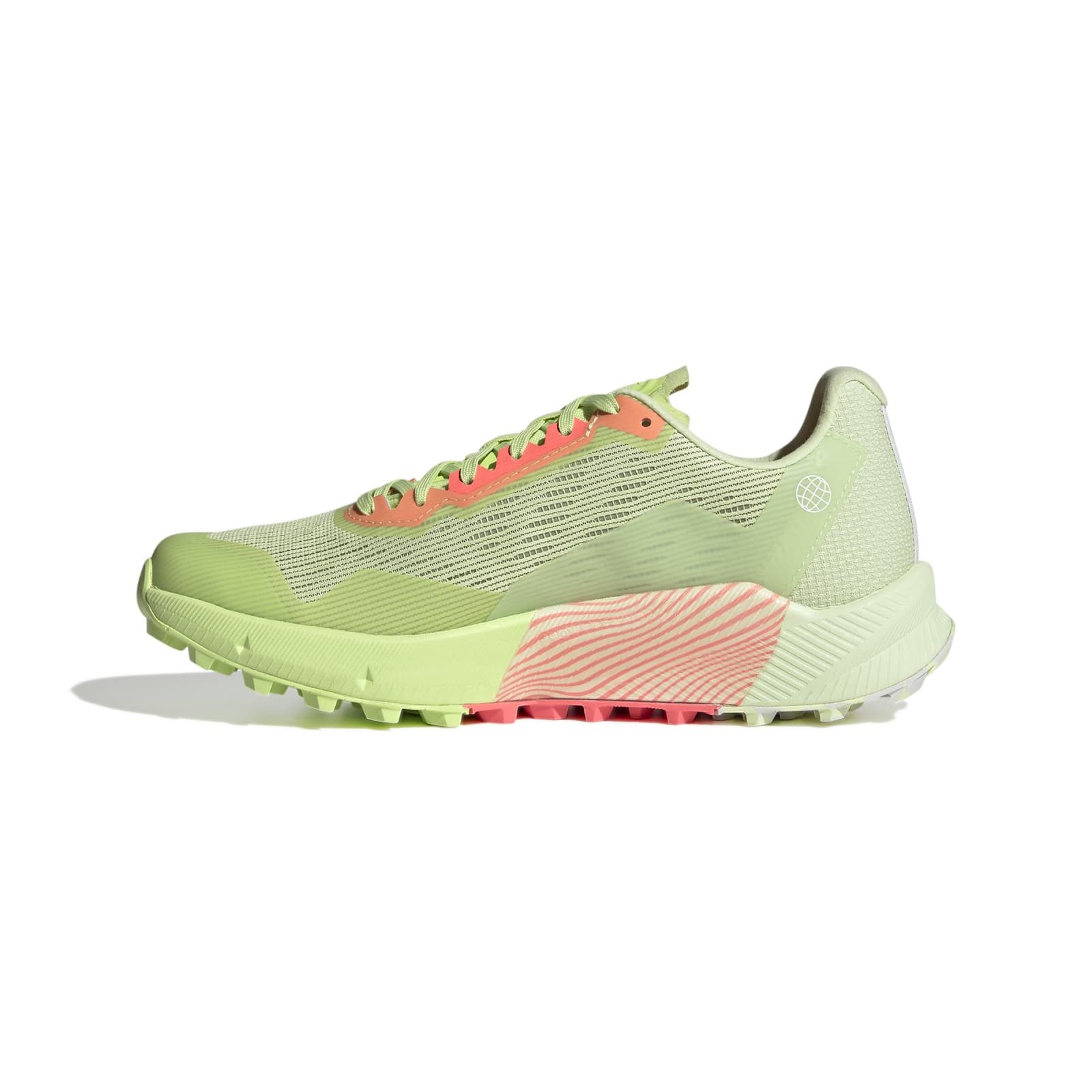 adidas Performance Terrex Agravic Flow 2 GTX (Trail, wasserdicht) lime/grün Damen Laufschuh