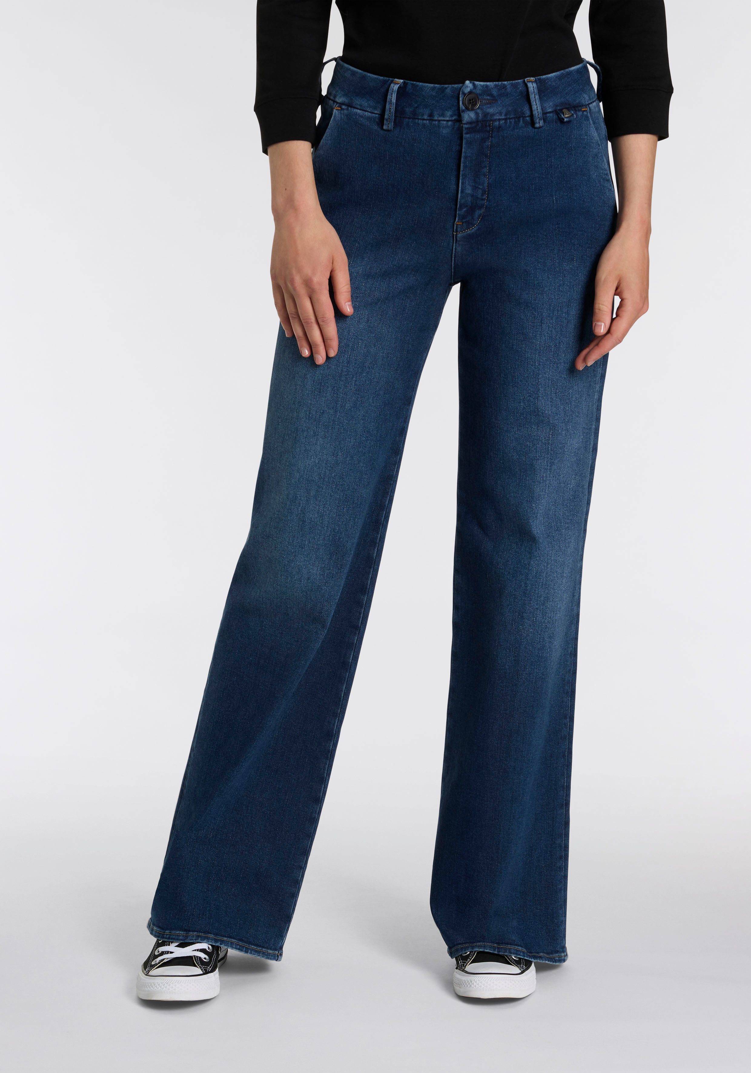 Herrlicher Schlagjeans Lovely Flared Denim Cashmere günstig online kaufen