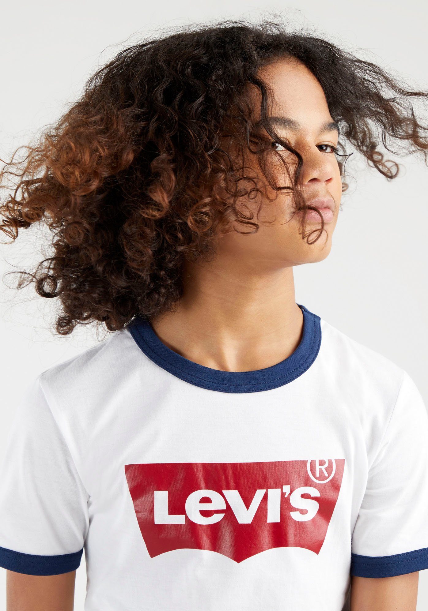 Levi's® TEE BOYS T-Shirt weiß for Kids BATWING RINGER