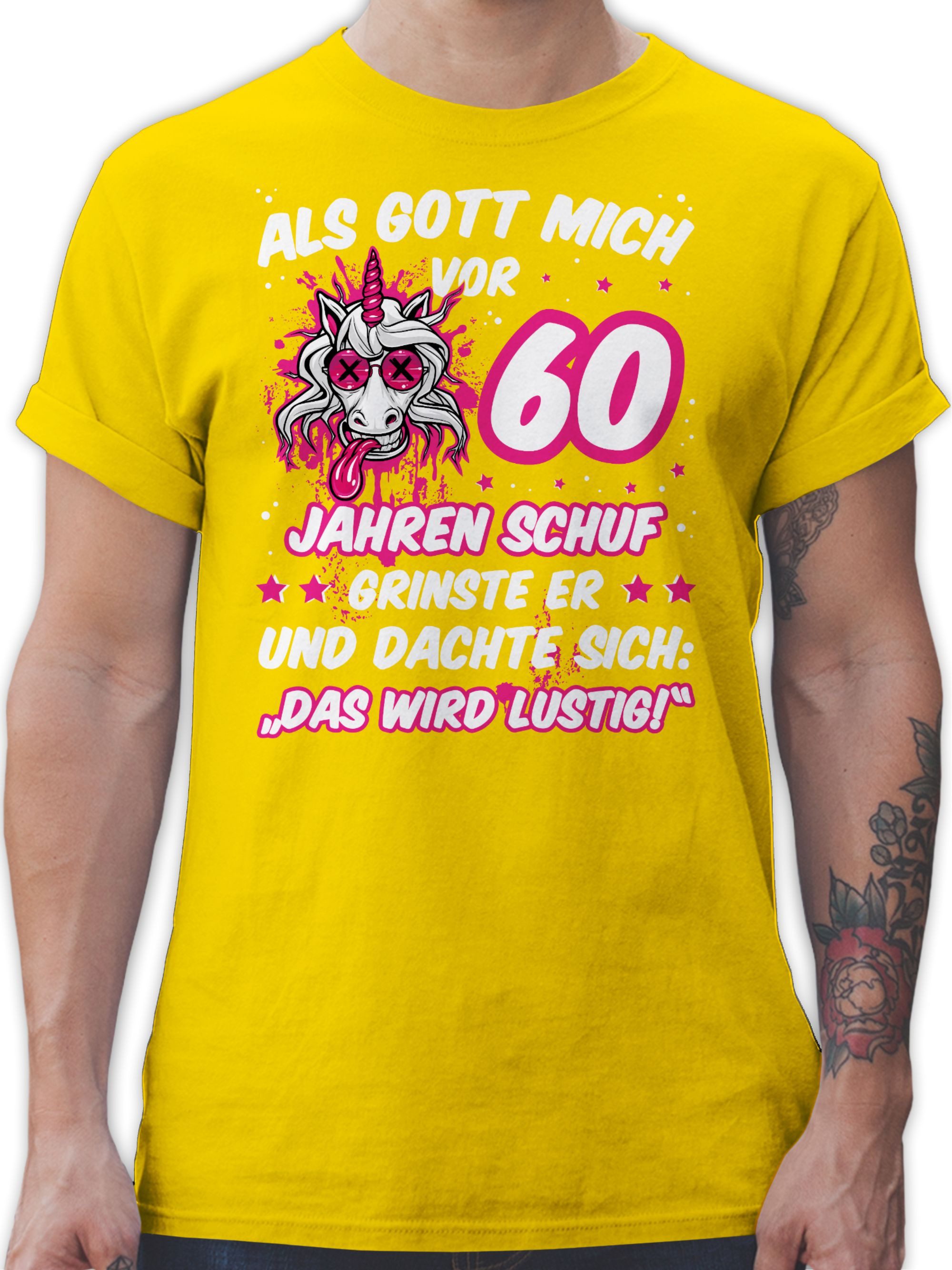 Shirtracer T-Shirt Als Gott mich vor günstig online kaufen