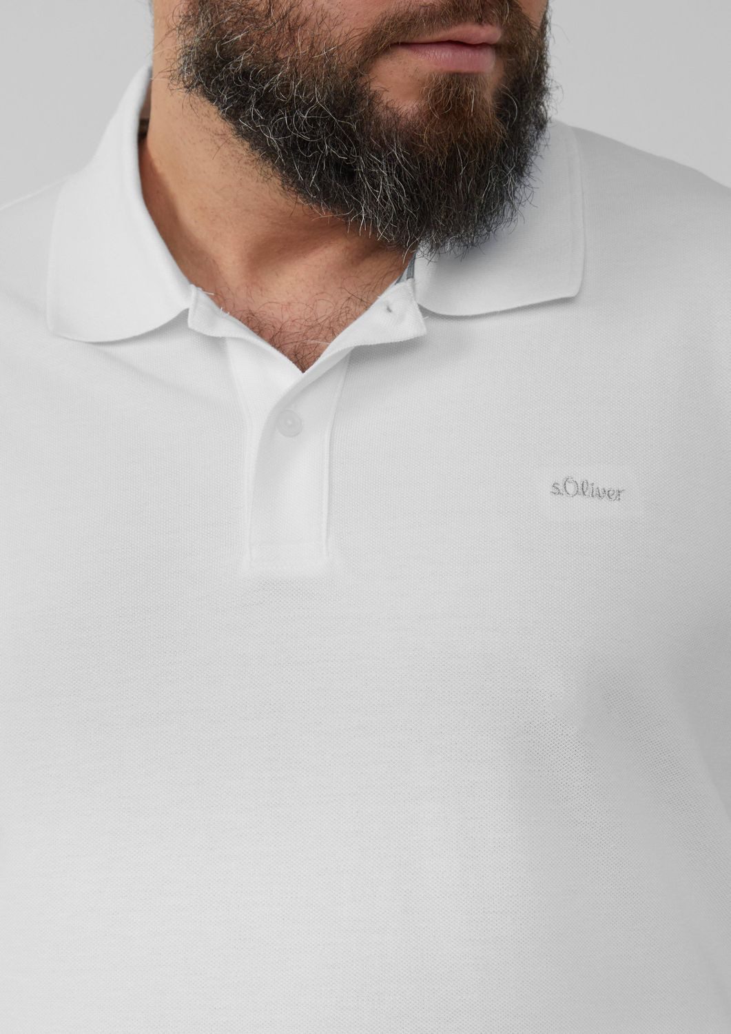 s.Oliver Poloshirt Poloshirt BIG SIZE kurzarm, Kragen, Knöpfe, Logo günstig online kaufen