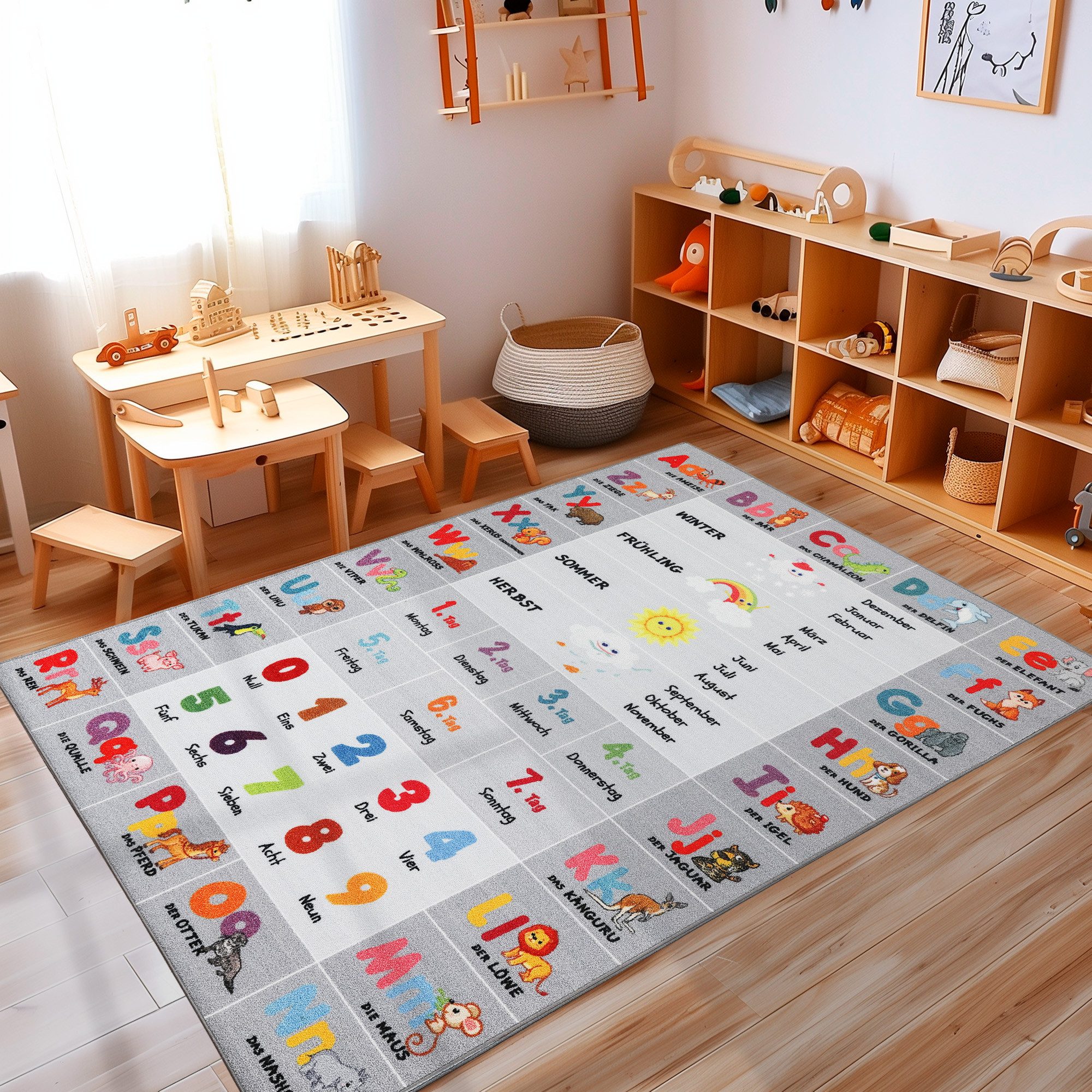 Carpettex Kinderteppich Alphabet - Buchstaben - günstig online kaufen