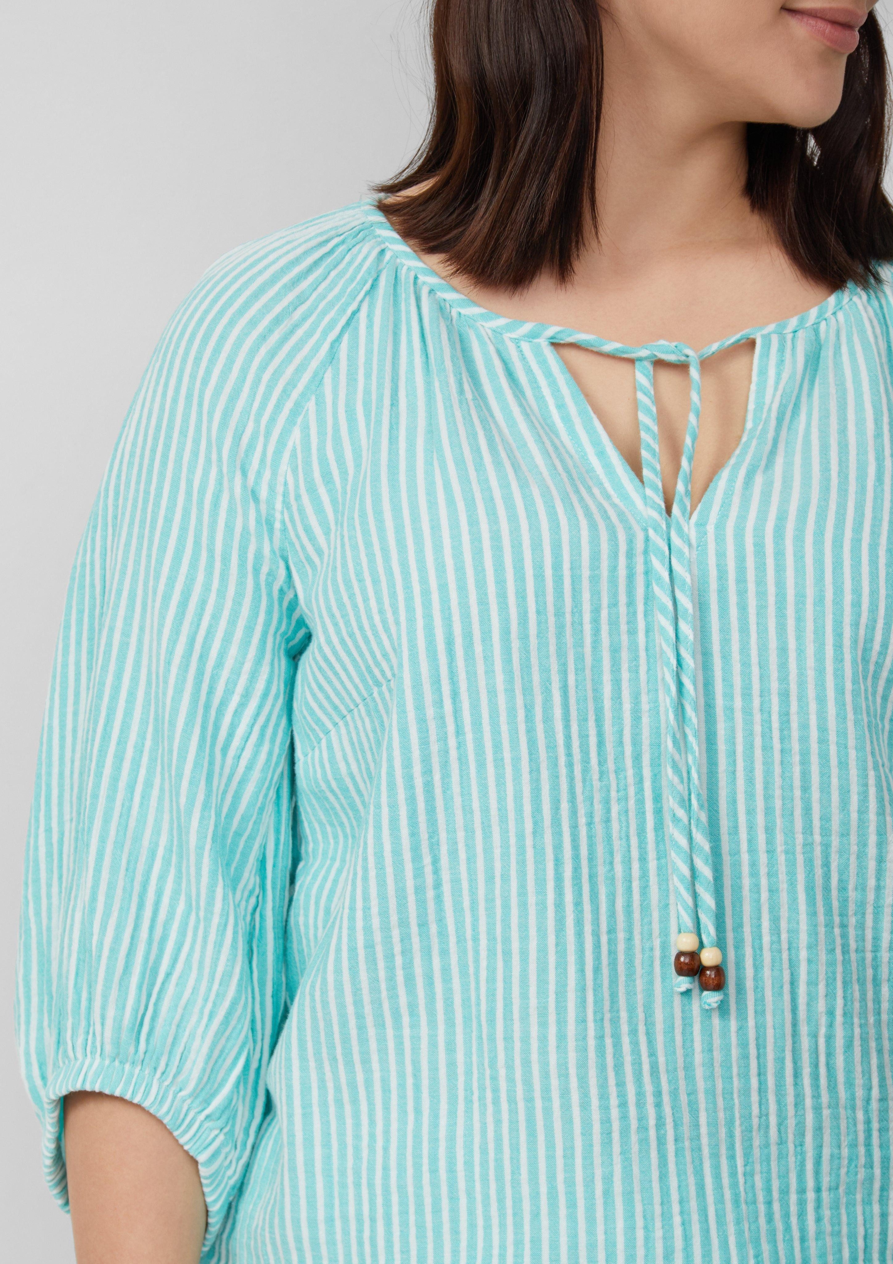 s.Oliver Langarmbluse Musselin-Bluse mit Raglanärmeln und günstig online kaufen