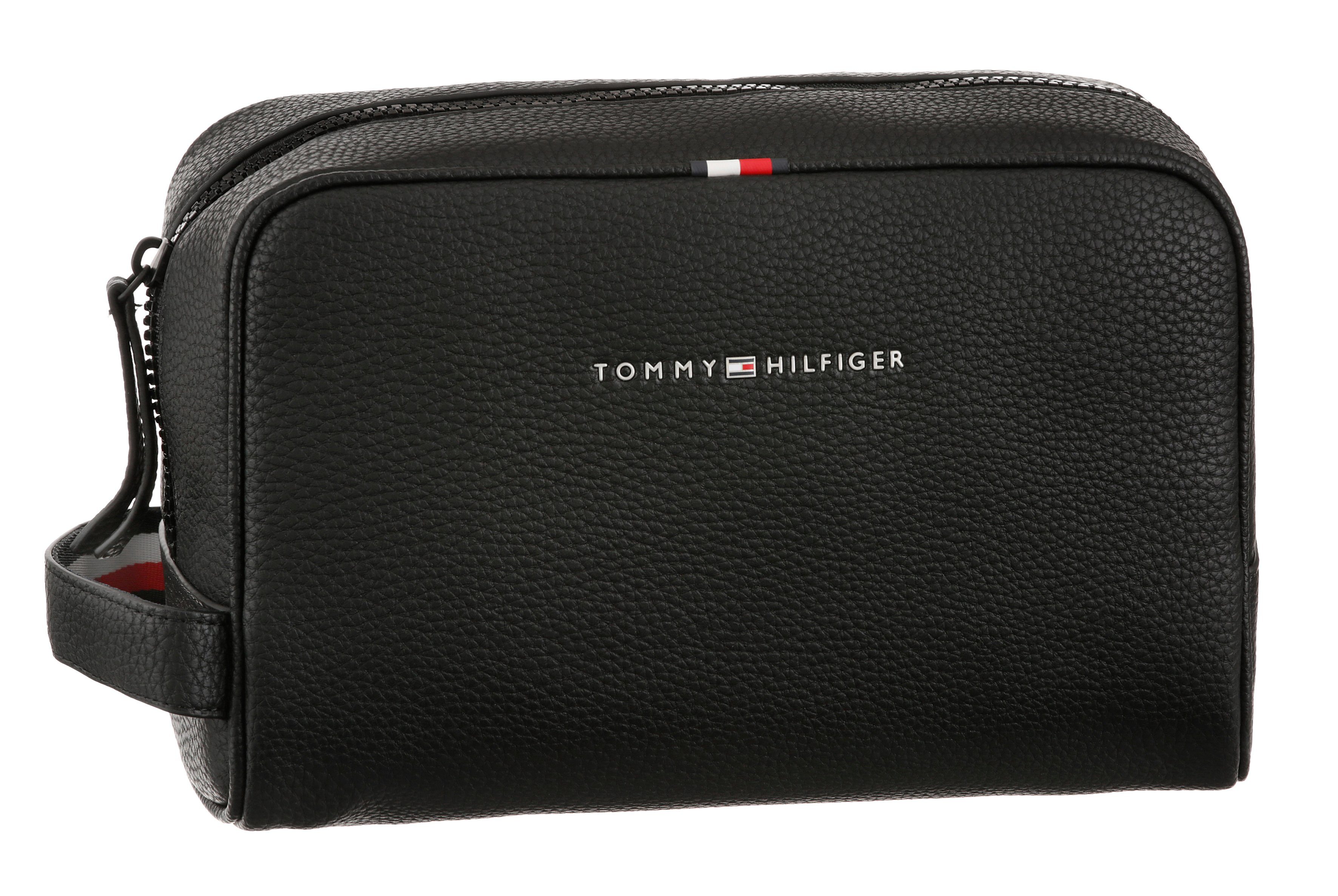 Tommy Hilfiger Kosmetiktasche ESSENTIAL PU WASHBAG, in schlichter Optik