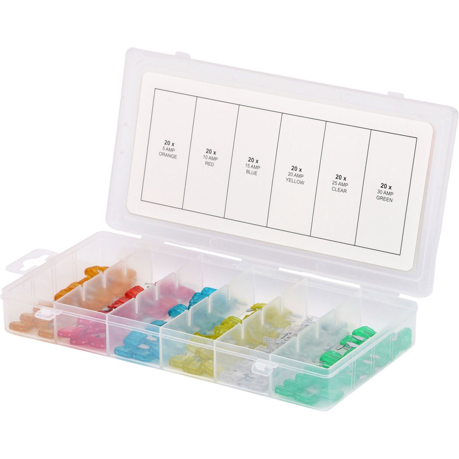Montagewerkzeug KS TOOLS Sortiment Mini-Sicherungen 5-30A 120tlg. - 970.0280