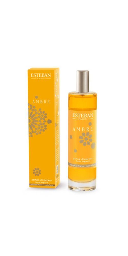 Esteban Raumduft Raumspray Ambre 75ml, Ambre - ein Zitrus-Bernstein Duft