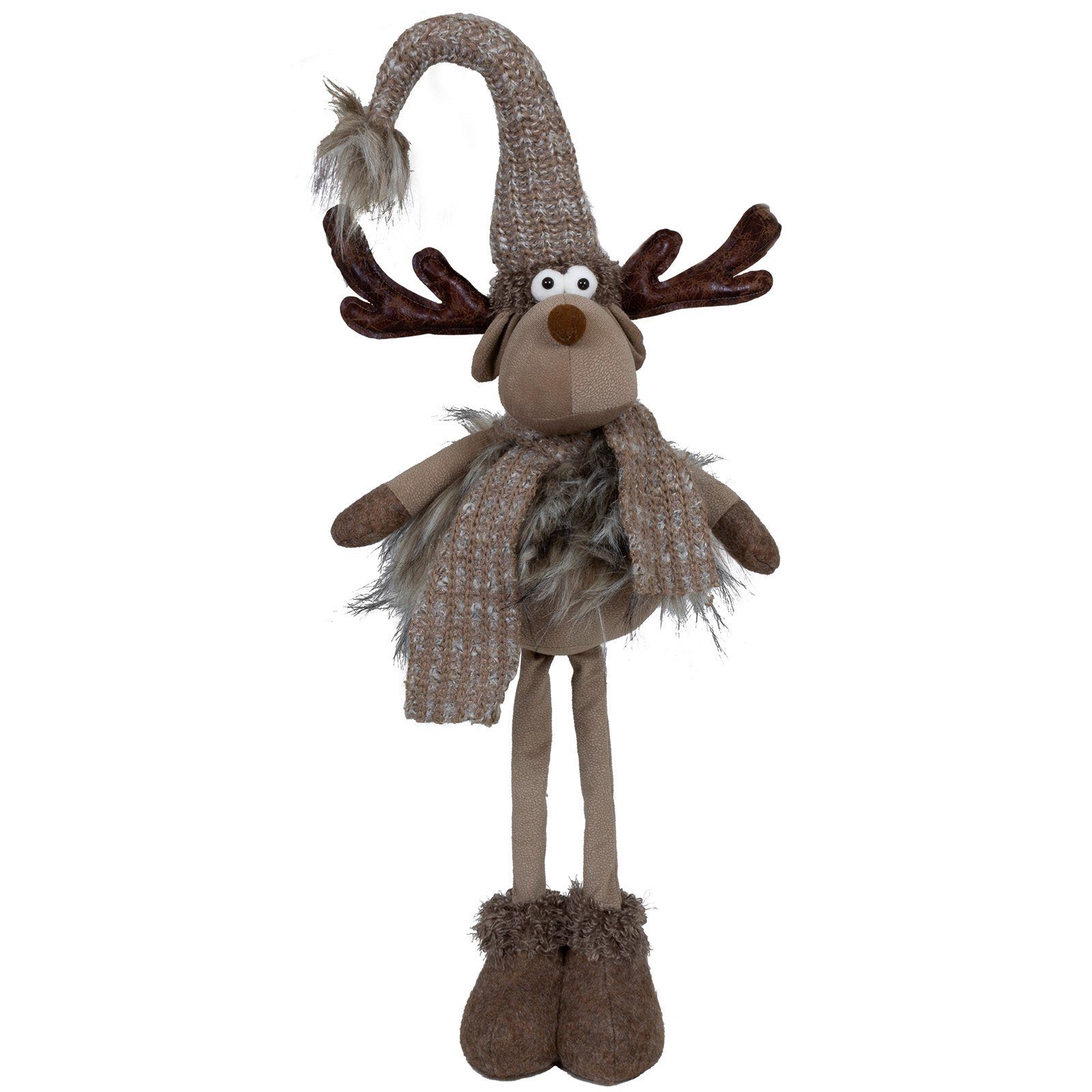 Christmas Paradise Weihnachtsfigur Elch ausziehbar 36-56cm (56-76cm) (Deko günstig online kaufen