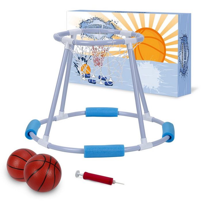Clanmacy Basketball Pool Spielzeug Spiel Aufblasbare mit Ball luftmatratze pool basketball alter 6+