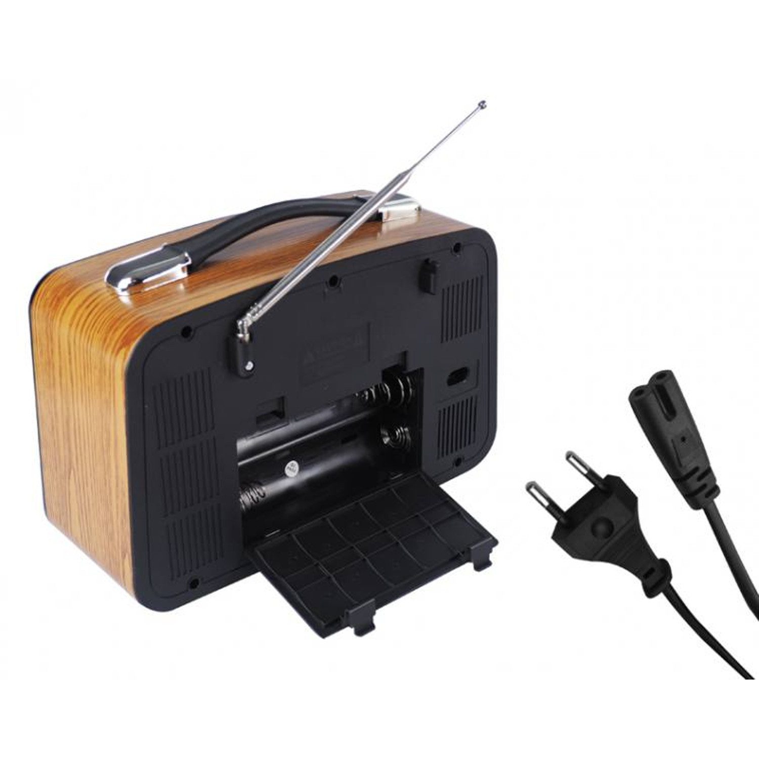 LTC LXLTC102UBT Retro-Radio (FM-Tuner, 5,00 W, Tragbares Radio FM AM Olza Retro mit Beleuchtung)