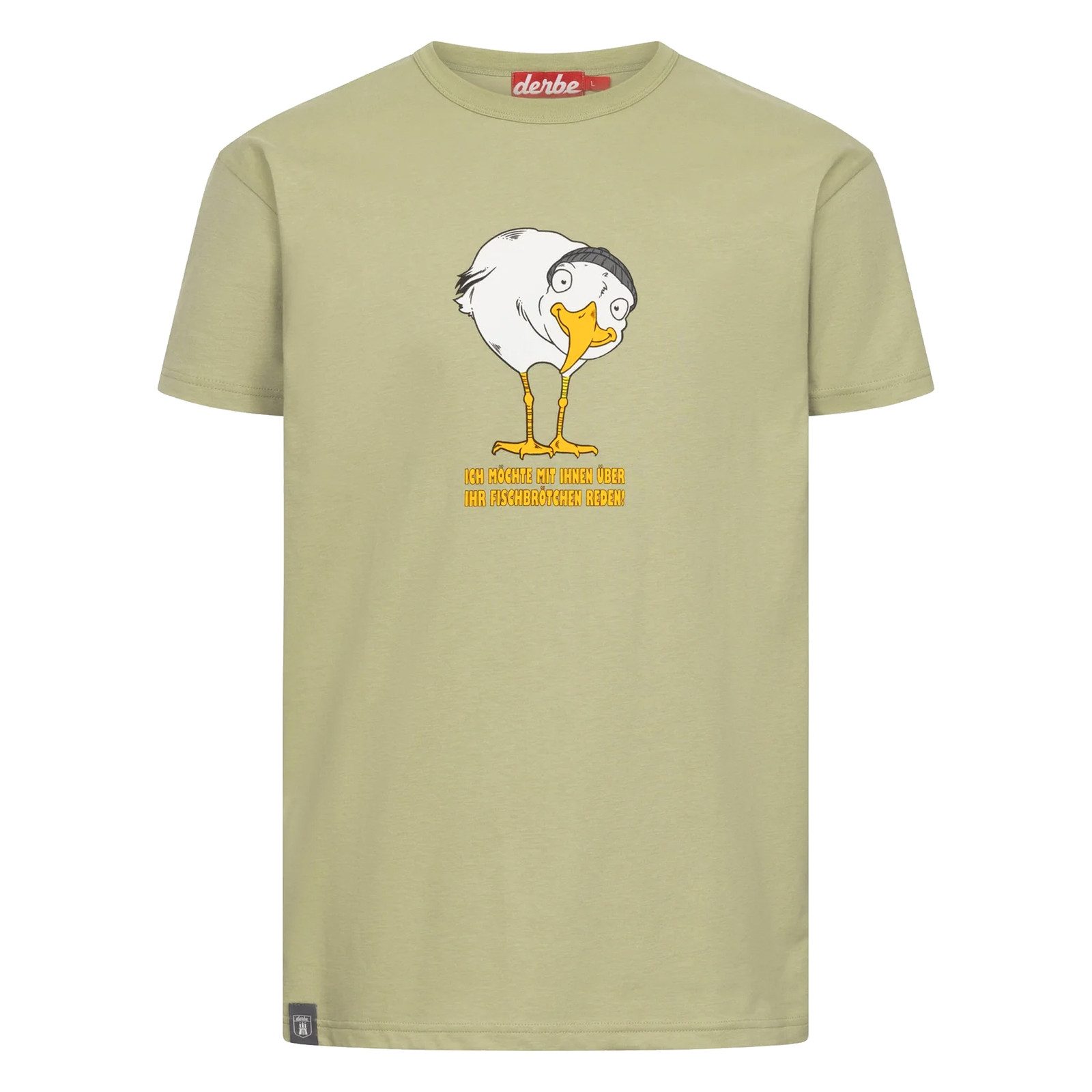 Derbe T-Shirt Brötchenmöwe mit Print