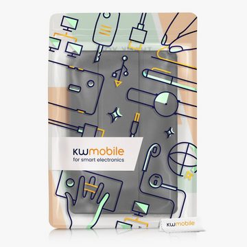 kwmobile Tablet-Hülle Hülle für Lenovo P12 (2023), Tablet Smart Cover Case Schutzhülle mit Ständer