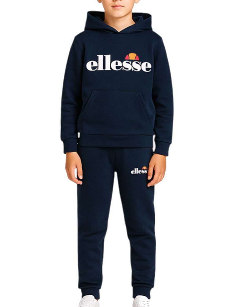 Ellesse Jogginganzug Ellesse Kinder Jogginganzug Sportanzug Jungen + Mädchen 8–14 Jahre (Set, 2 Teile Sweatshirt + Jogginghose), Kinder Sportanzug Ellesse 8 - 14 Jahre