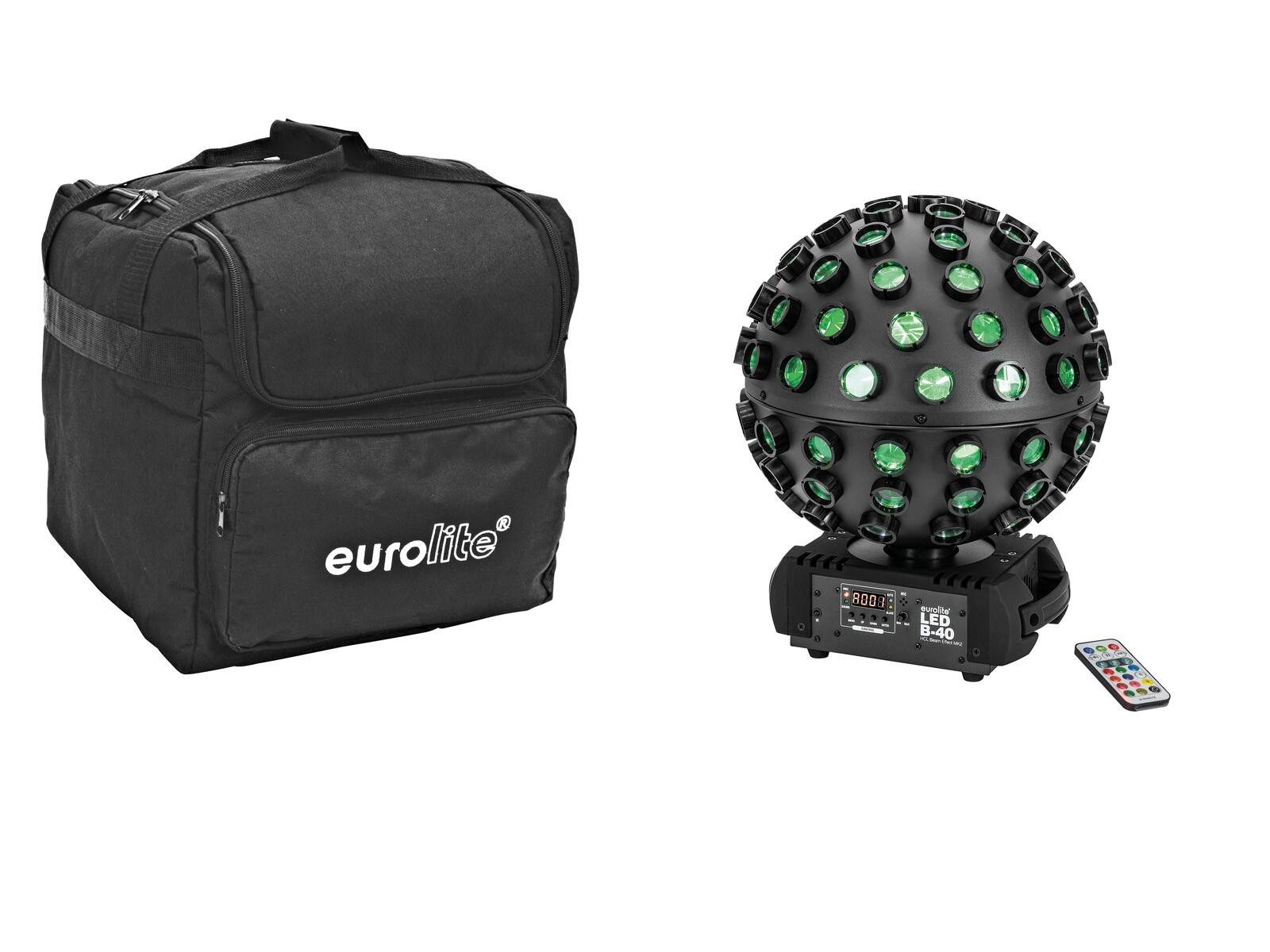 Discolicht EUROLITE Set LED B-40 HCL MK2 + Soft-Bag