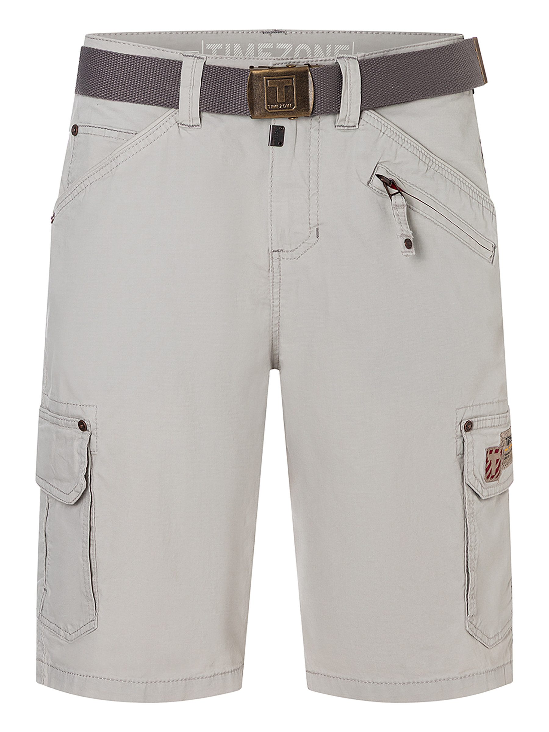 Cargoshorts Inklusive Gürtel Cargotaschen Reißverschluss Bundkomfort