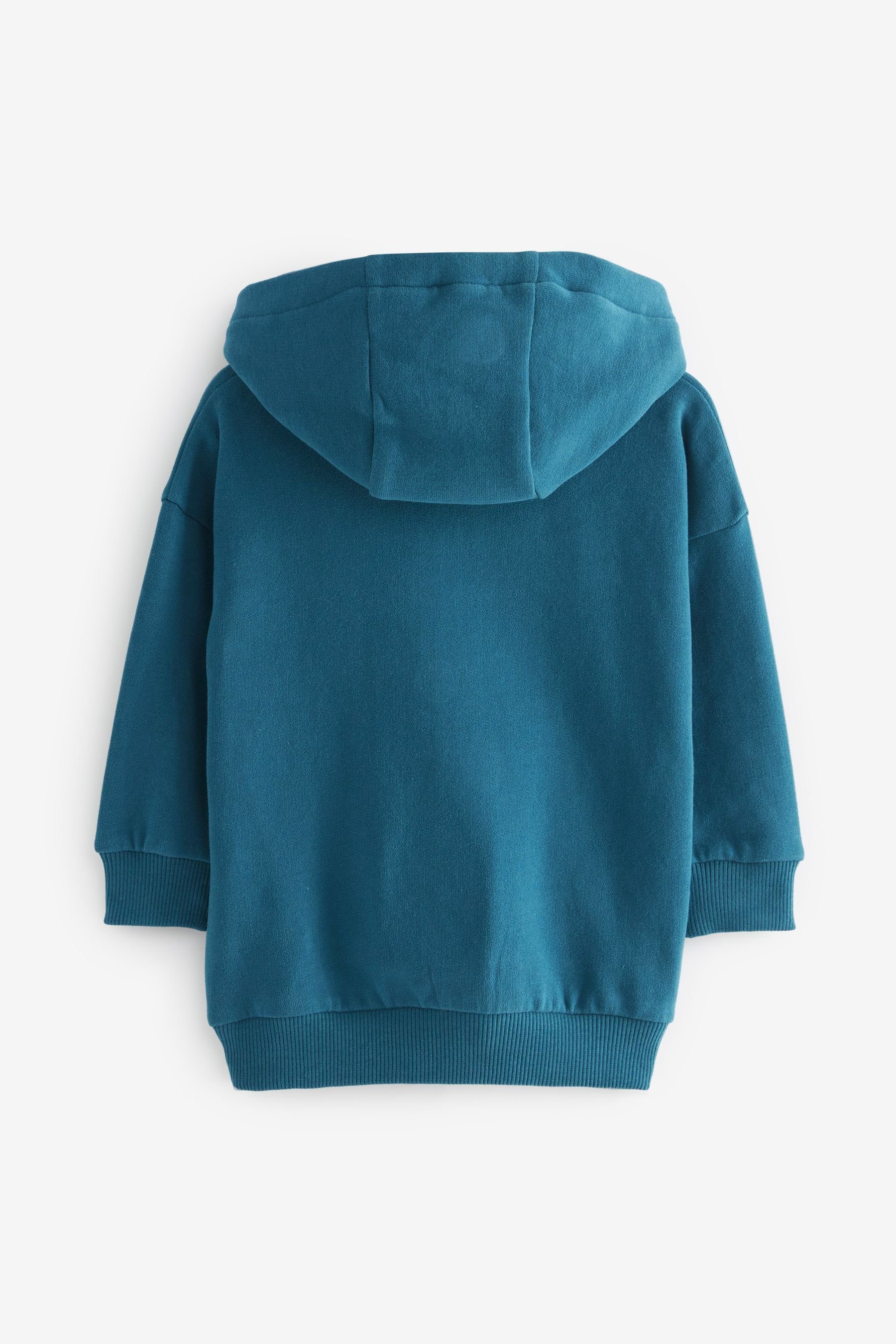 Blue Next (1-tlg) Hose Kapuzensweatshirt aus Jersey Weiche Teal